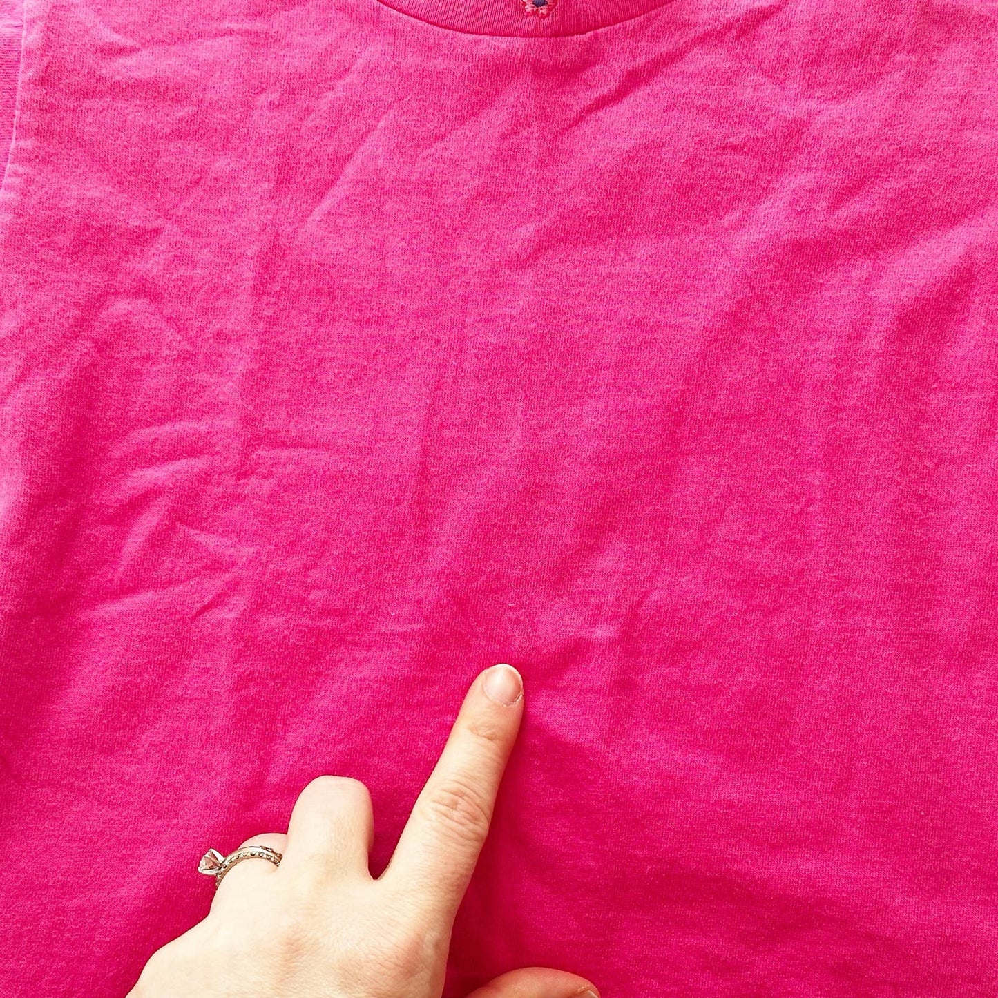 Vintage OshKosh Pink Short Sleeve Layer Tee With Daisy Flowers Embroidered: 4T - Yellow Clover Vintage Kids Clothes
