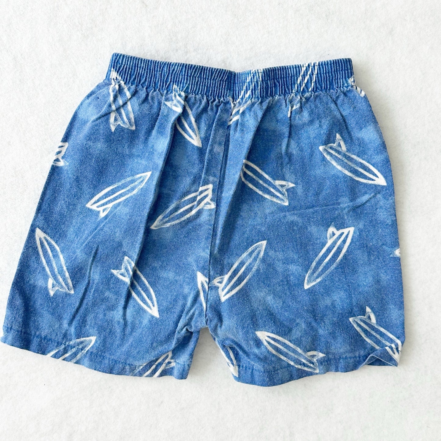 Vintage Small Steps Beach Bugs Tank + Shorts Set: 2T? - Yellow Clover Vintage Kids Clothes