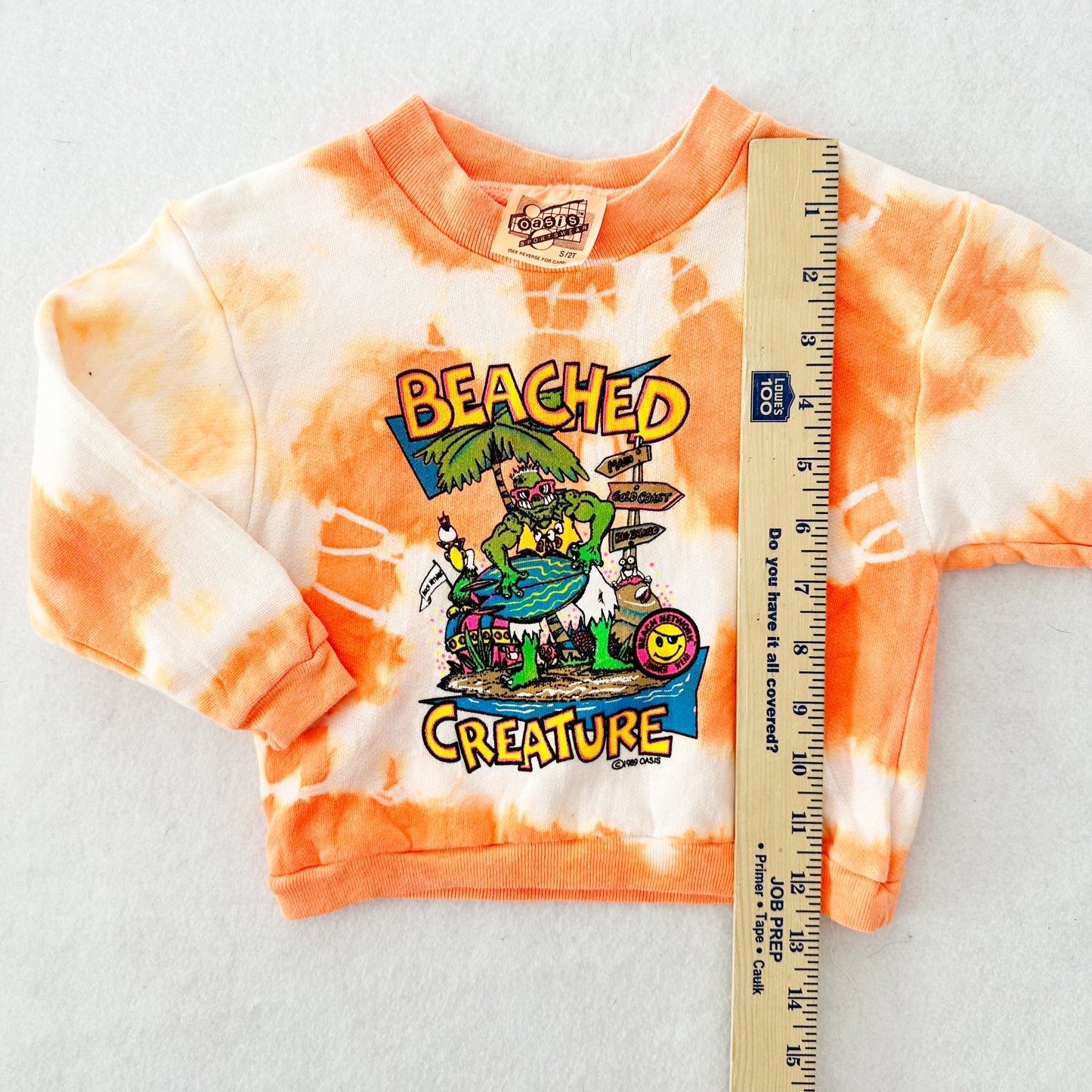 Vintage Oasis Beached Creature Sweatshirt: 2T