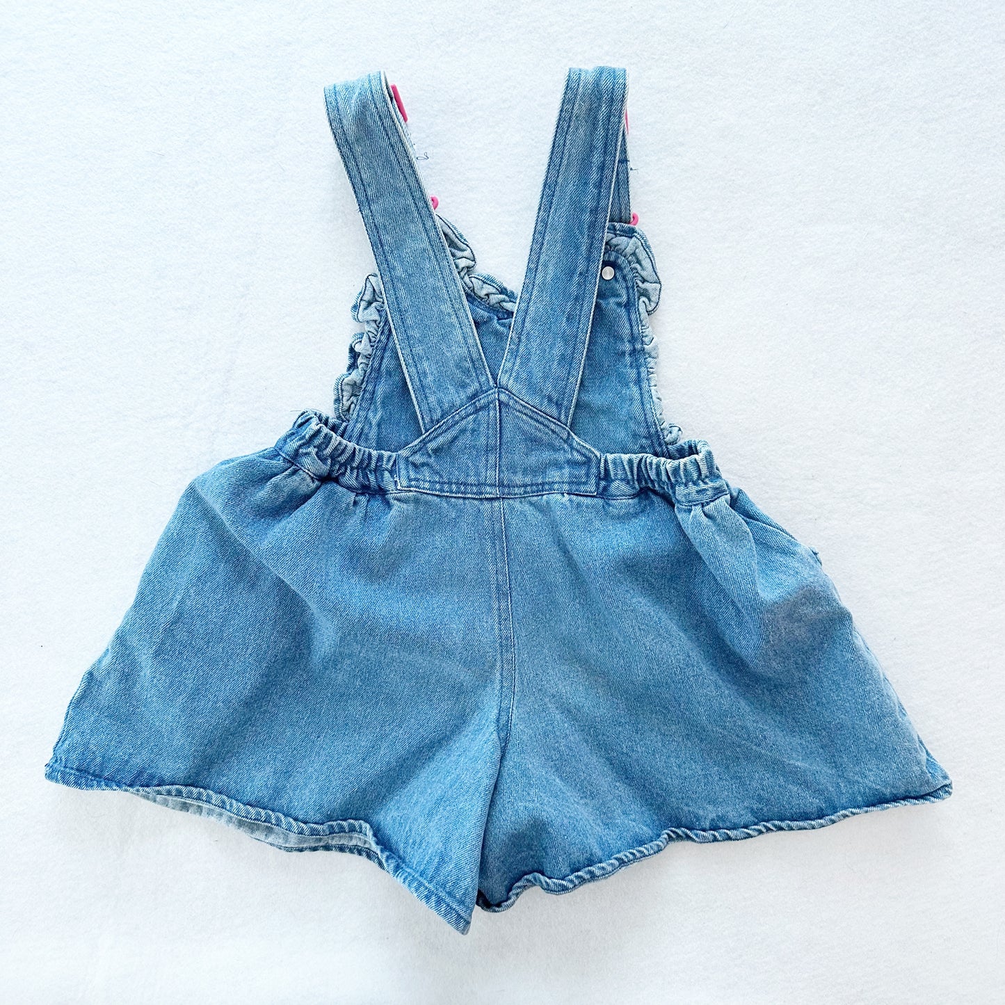 Vintage O-Girl Culotte Shortalls: 6y - Yellow Clover Vintage Kids Clothes