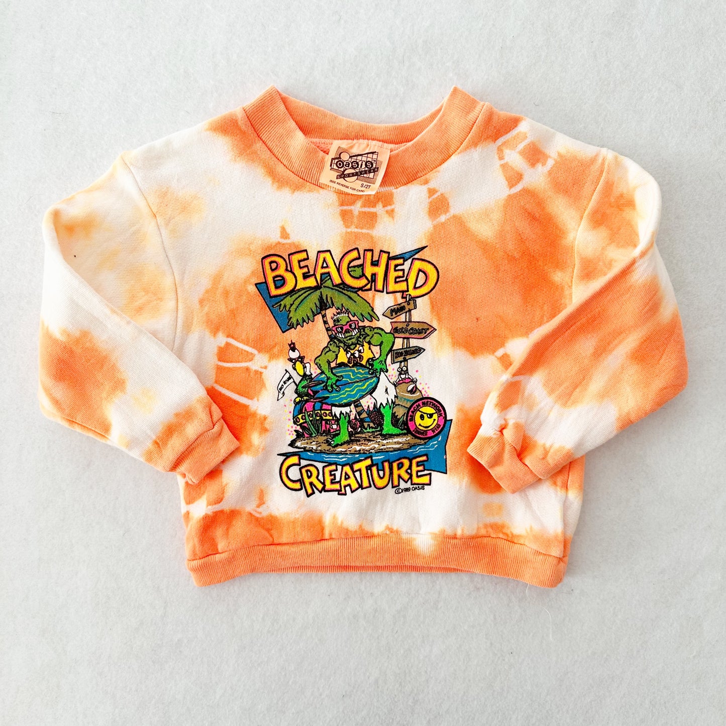 Vintage Oasis Beached Creature Sweatshirt: 2T