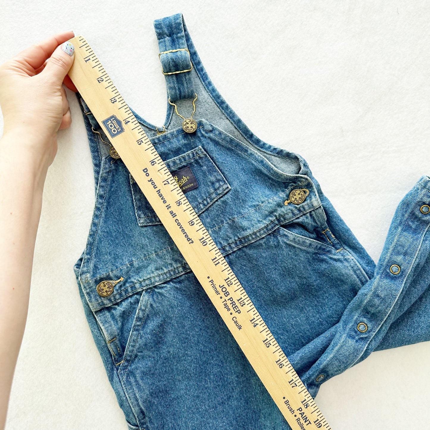 Vintage OshKosh Baby B’gosh Medium Denim Overalls: 18m