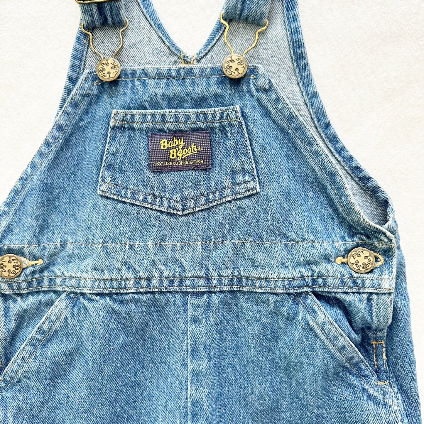 Vintage OshKosh Baby B’gosh Medium Denim Overalls: 18m