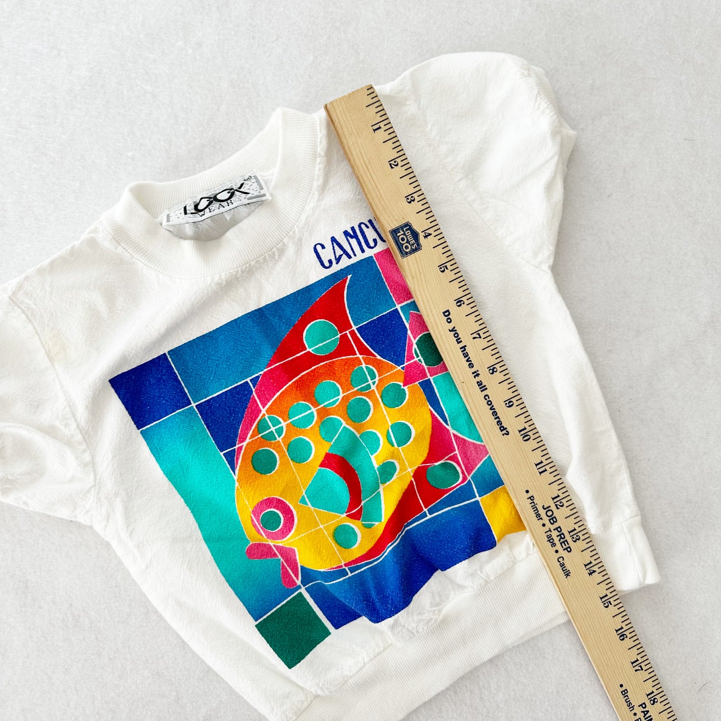 Vintage Cancun Fish Top: 4T? - Yellow Clover Vintage Kids Clothes