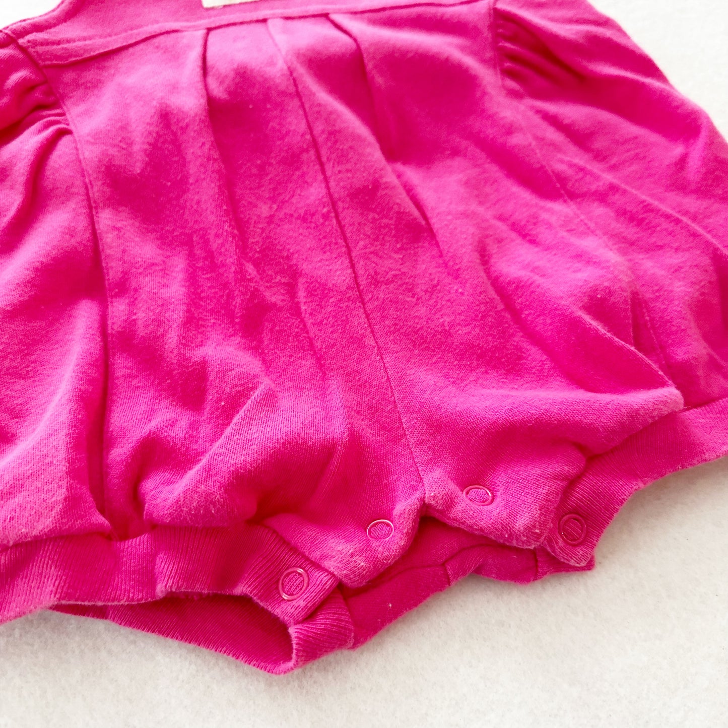 Vintage Beach Girl Bubble Romper: 18/24m?