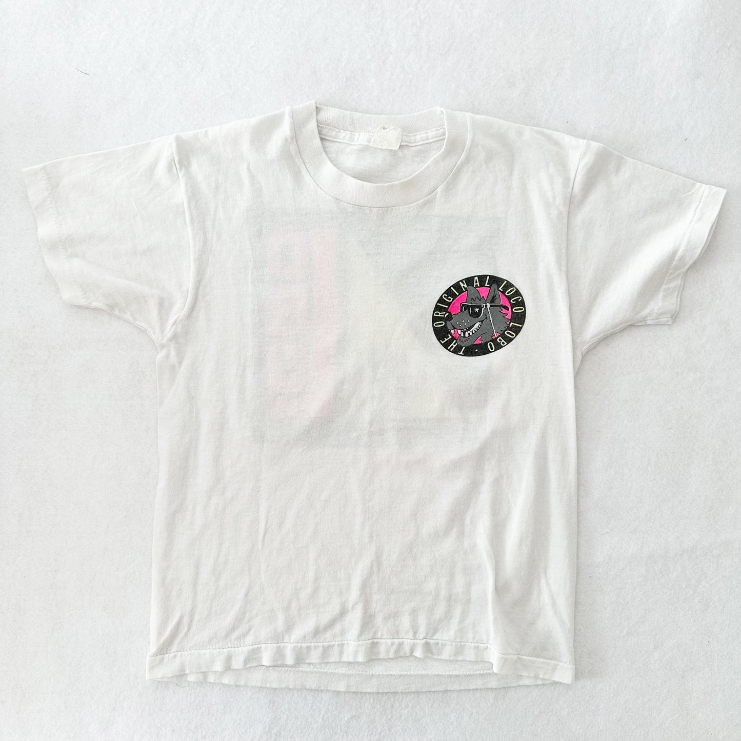 Vintage Loco Lobo Graphic Tee: 7/8y? - Yellow Clover Vintage Kids Clothes