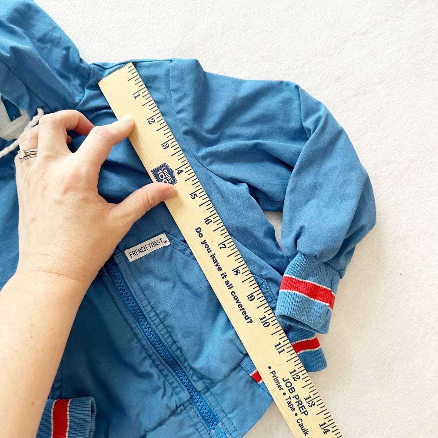 Vintage French Toast Blue Hooded Zip Jacket: 4T - Yellow Clover Vintage Kids Clothes