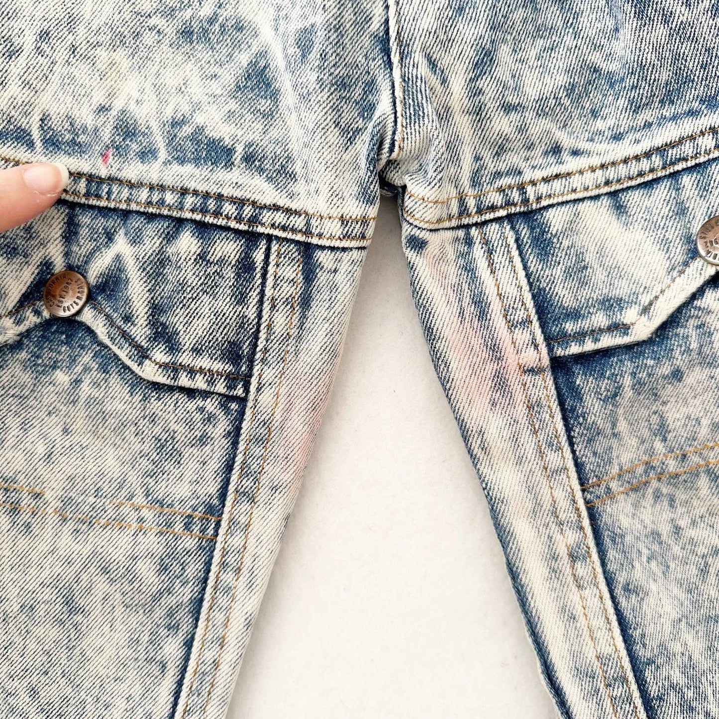 Vintage Acid Wash Toddler Jeans: 24m?