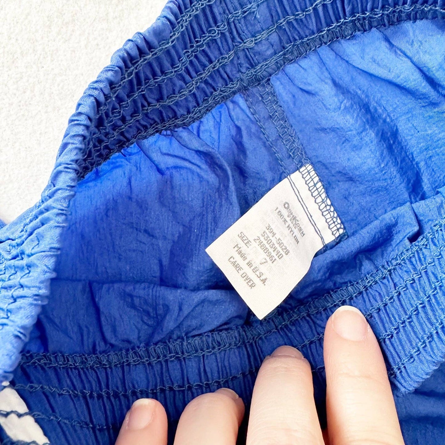 Vintage OshKosh Sporty Dolphin Tank and Shorts Set: 7y - Yellow Clover Vintage Kids Clothes