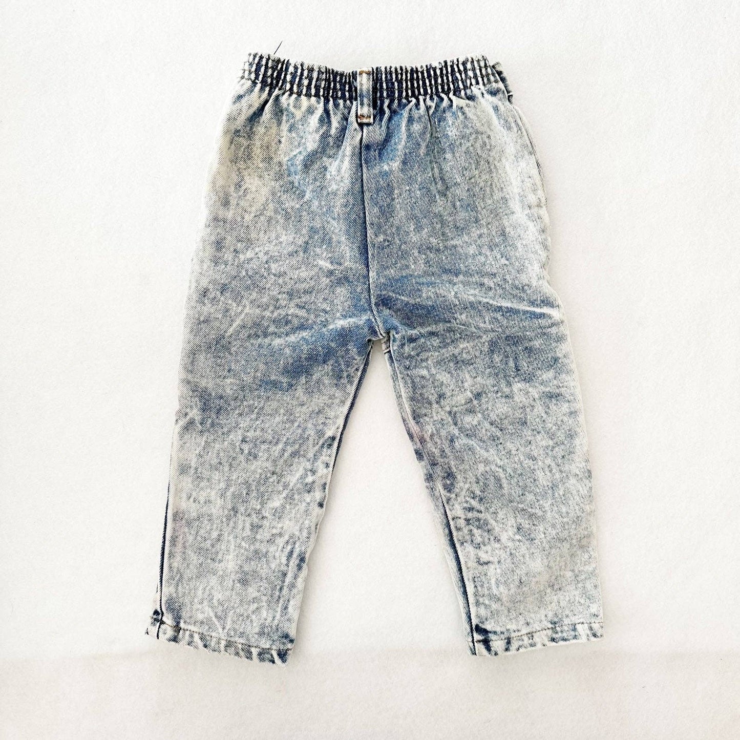 Vintage Acid Wash Toddler Jeans: 24m?