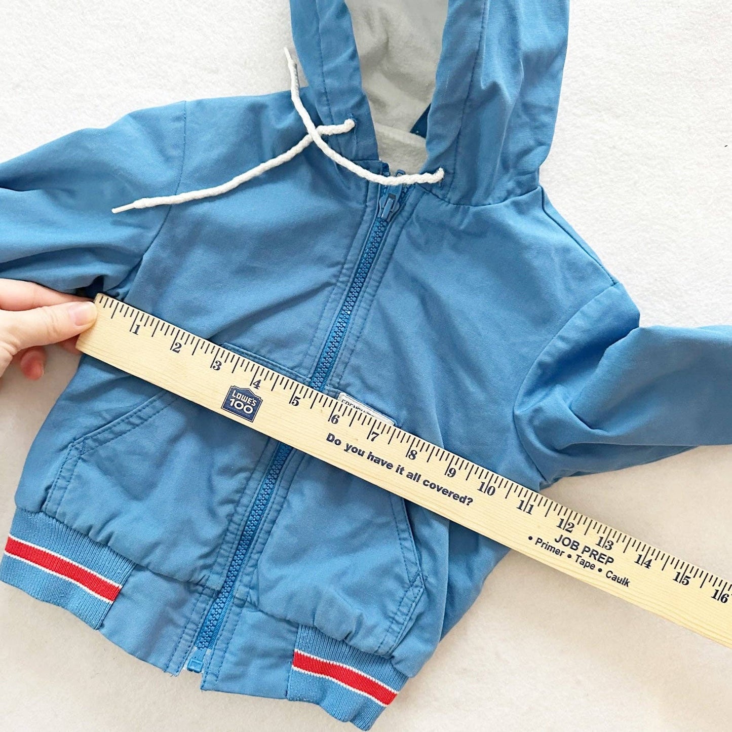 Vintage French Toast Blue Hooded Zip Jacket: 4T - Yellow Clover Vintage Kids Clothes