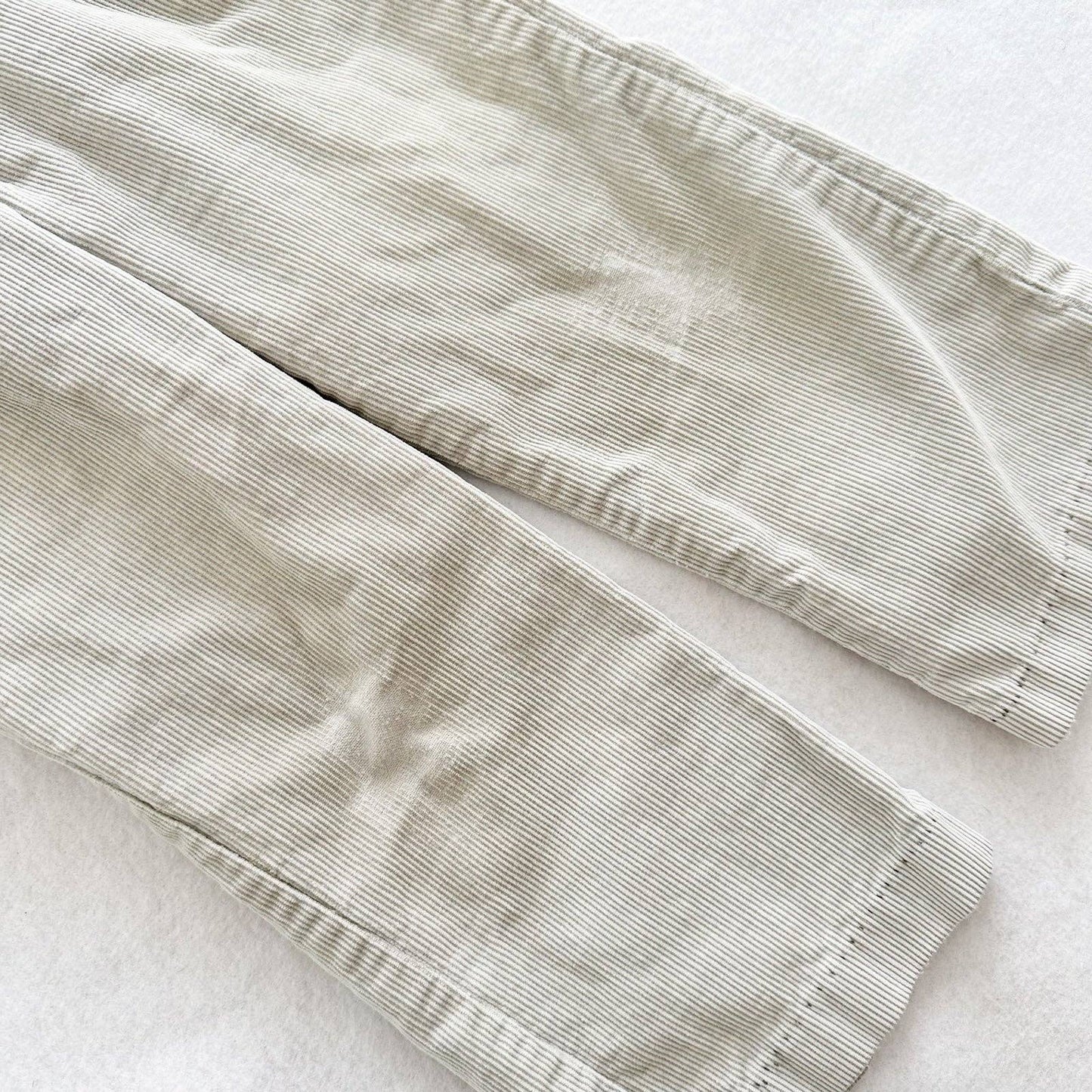 Vintage Levi’s Light Gray Cord Overalls: 5y - Yellow Clover Vintage Kids Clothes
