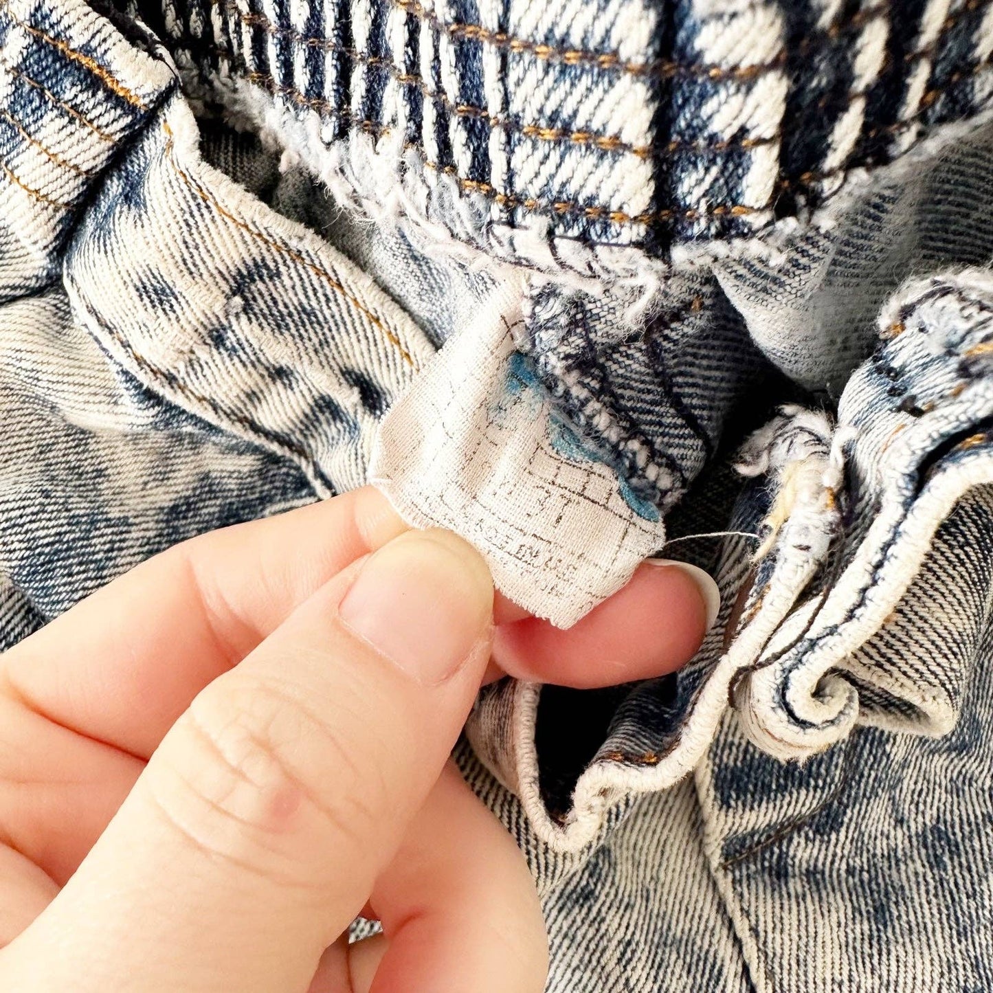 Vintage Acid Wash Toddler Jeans: 24m?