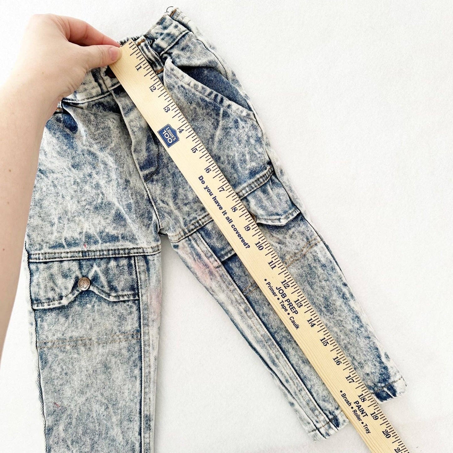 Vintage Acid Wash Toddler Jeans: 24m?