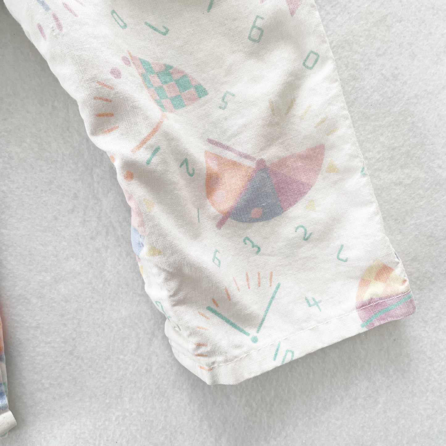 OshKosh Pastel Clocks Overalls