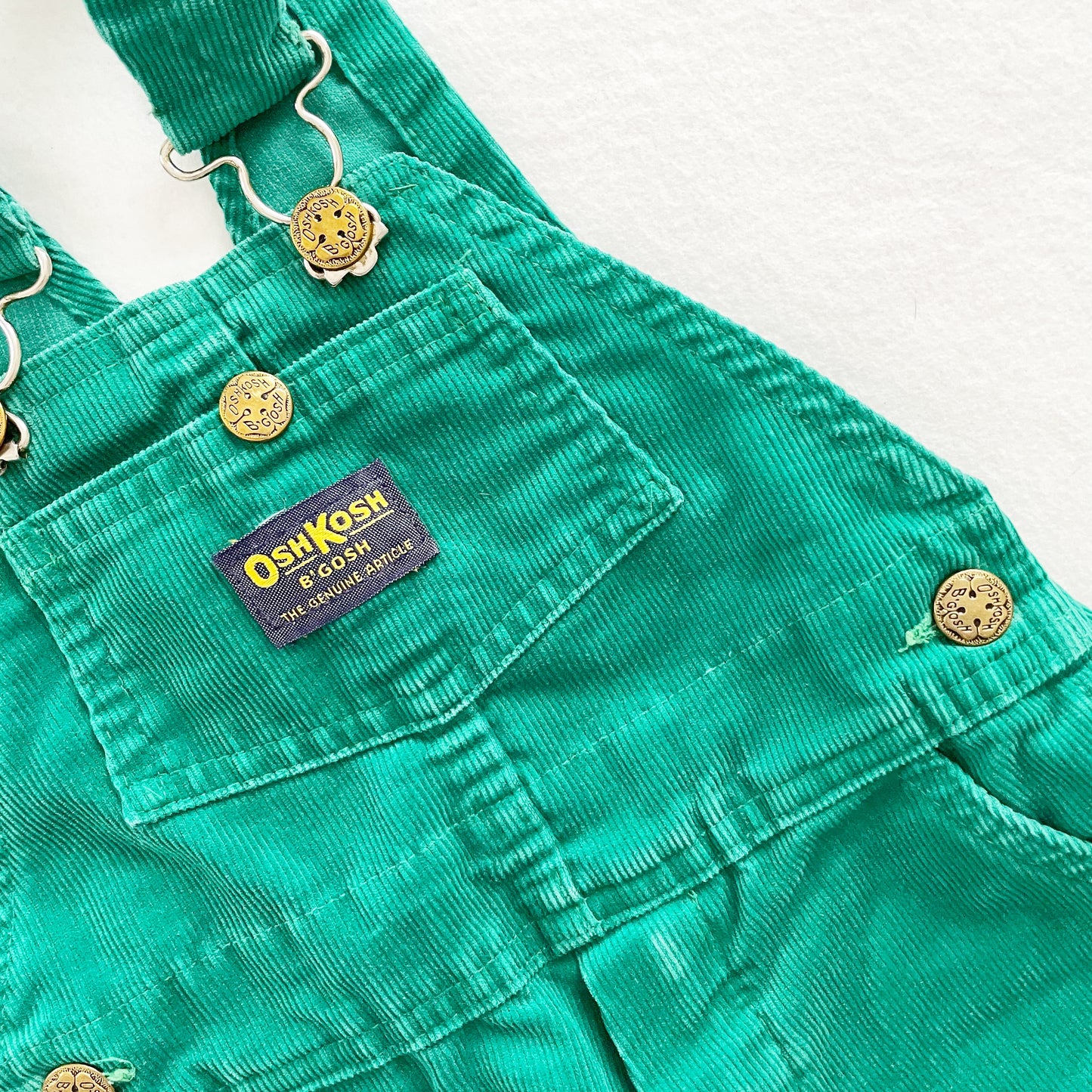 OshKosh Emerald Green Cord Overalls