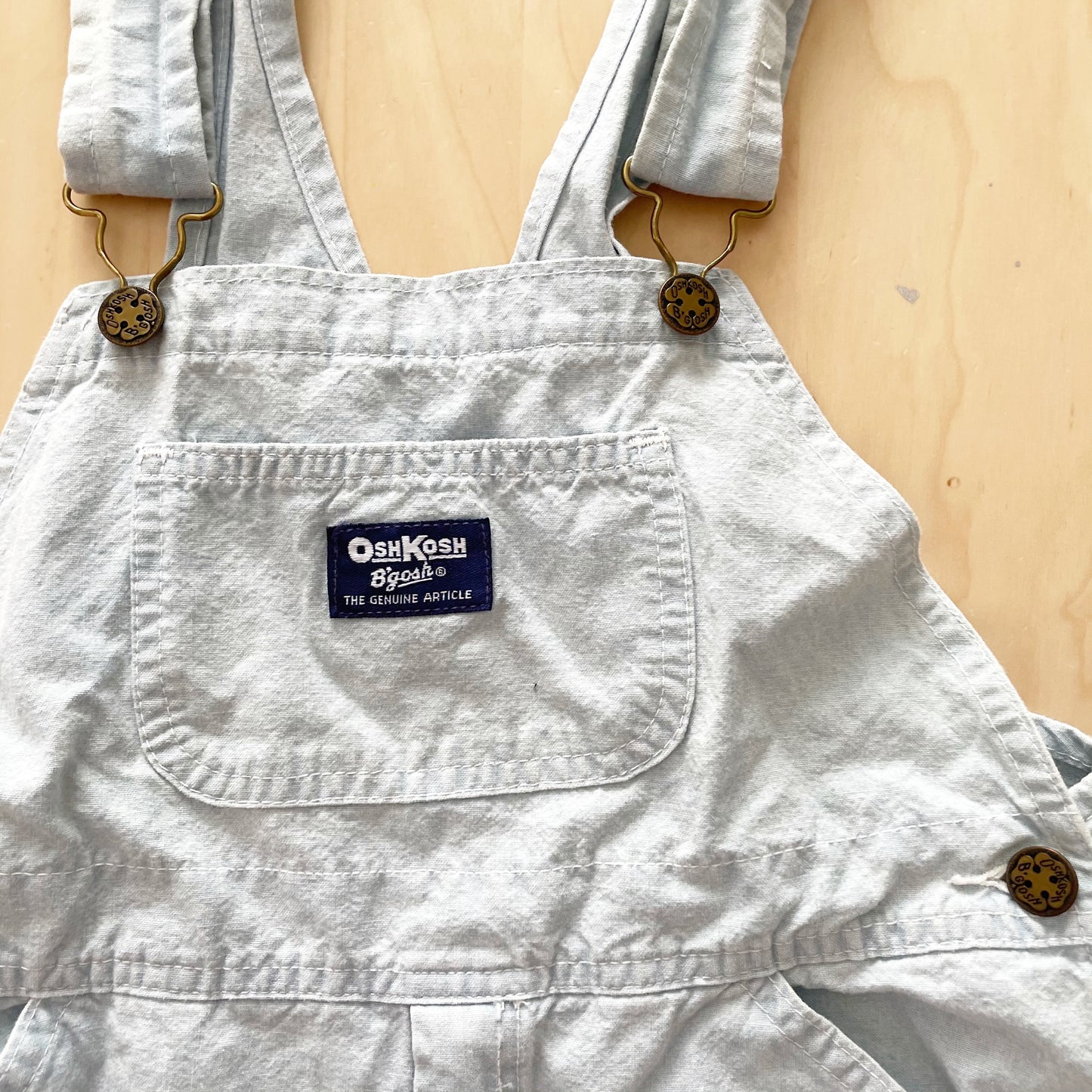 OshKosh Light Wash Chambray Overalls