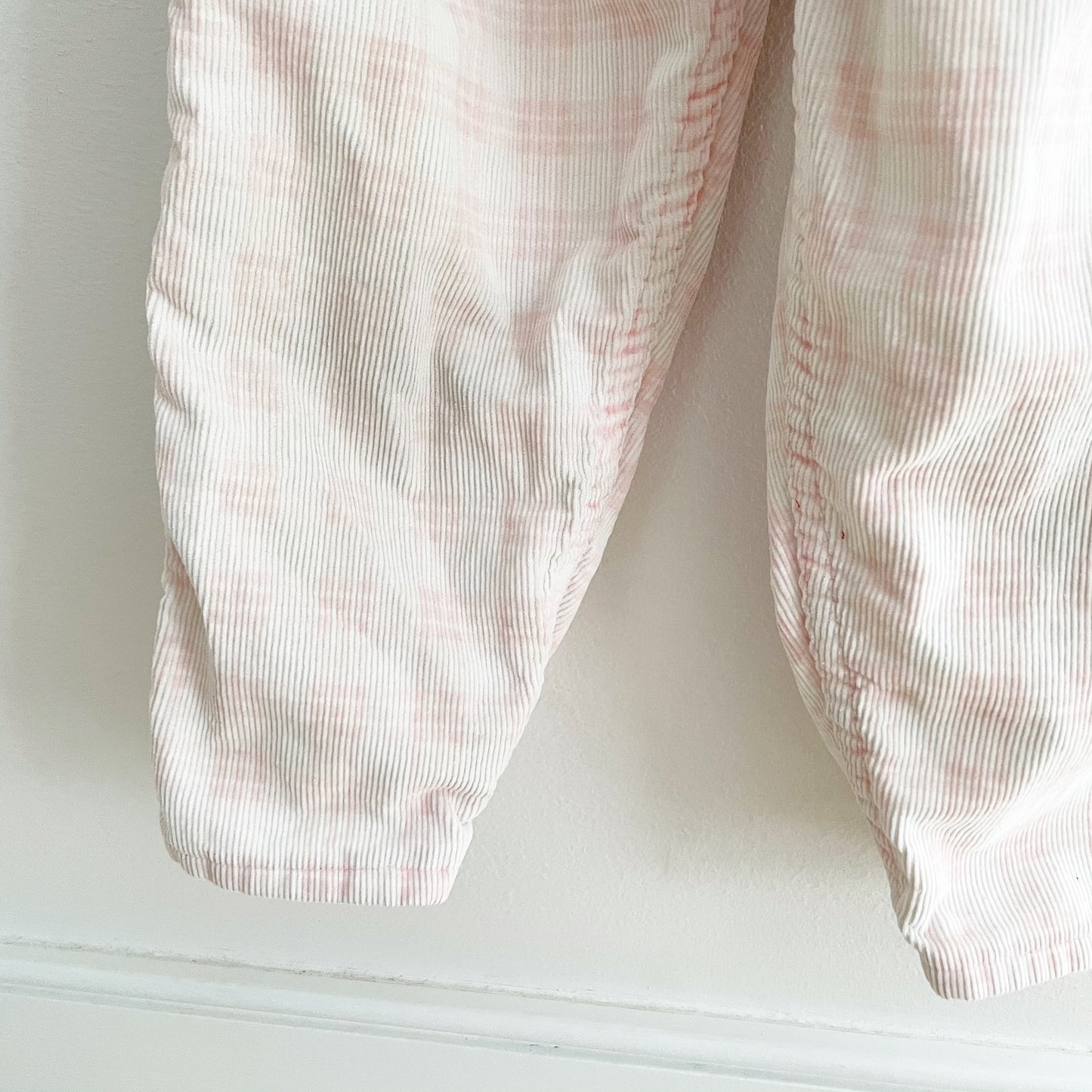 OshKosh Plaid Cord Keyhole Back Overalls