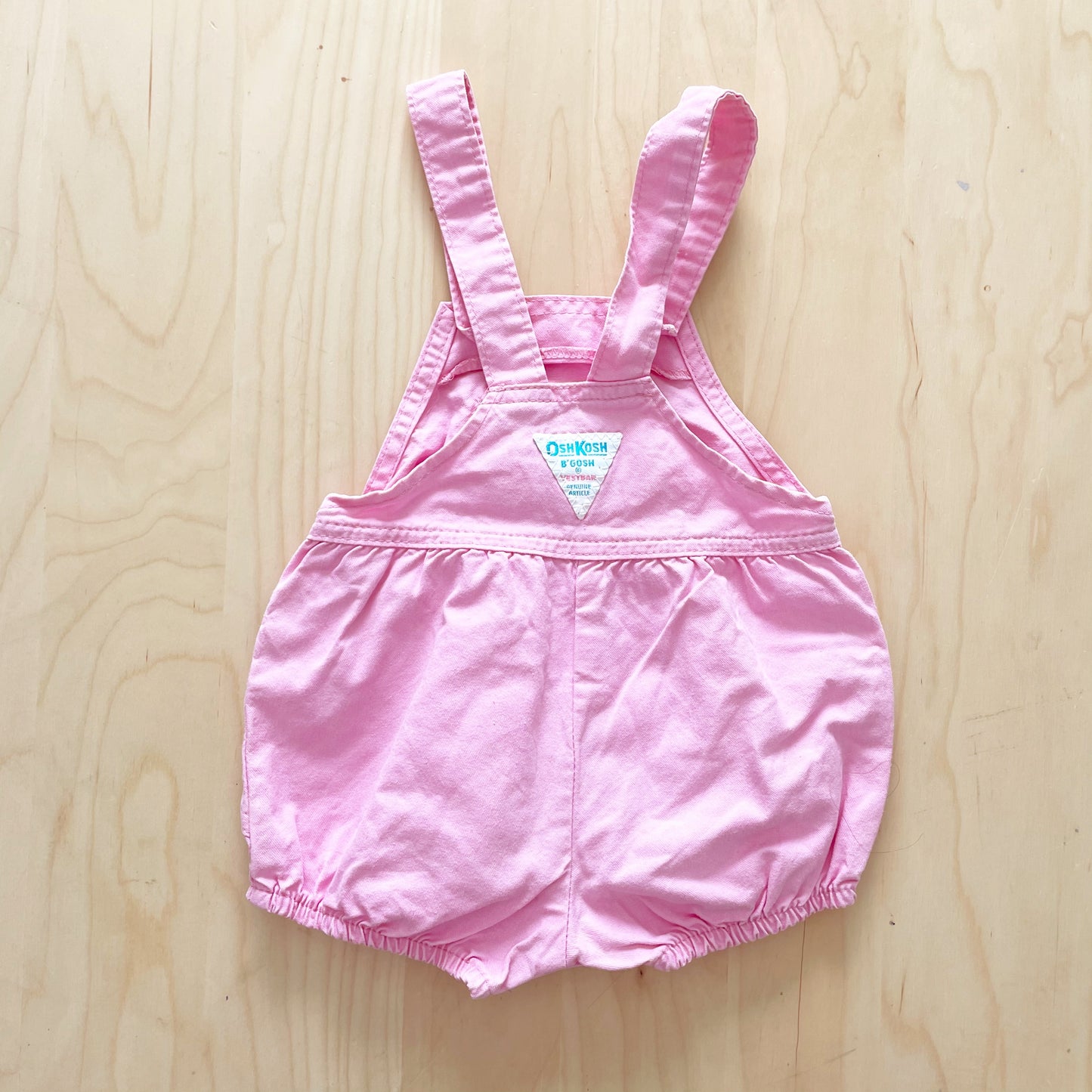 Vintage OshKosh Pink Bubble Romper - Yellow Clover Vintage Kids Clothes