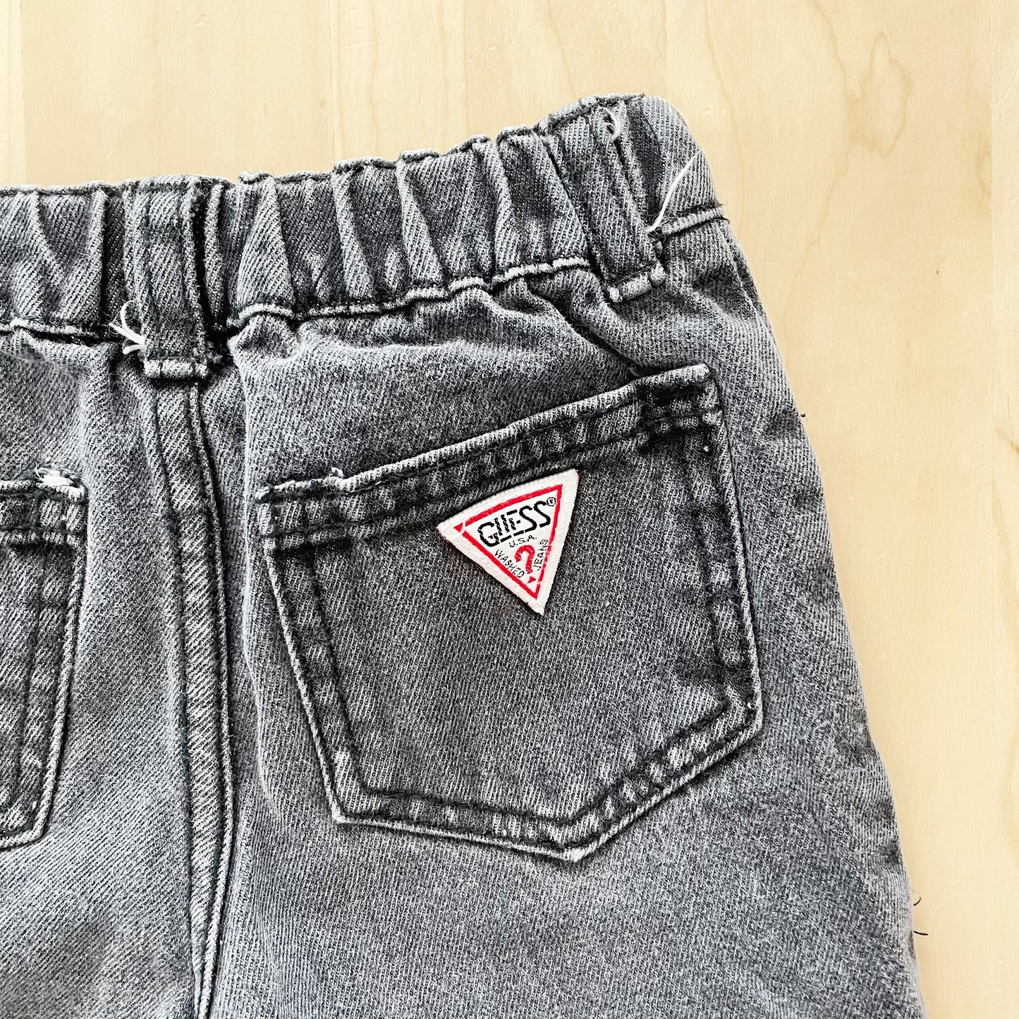 Vintage Guess Gray Denim Jeans - Yellow Clover Vintage Kids Clothes