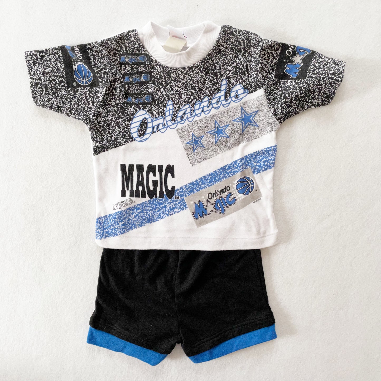 Vintage Orlando Magic Toddler Tee + Shorts Set