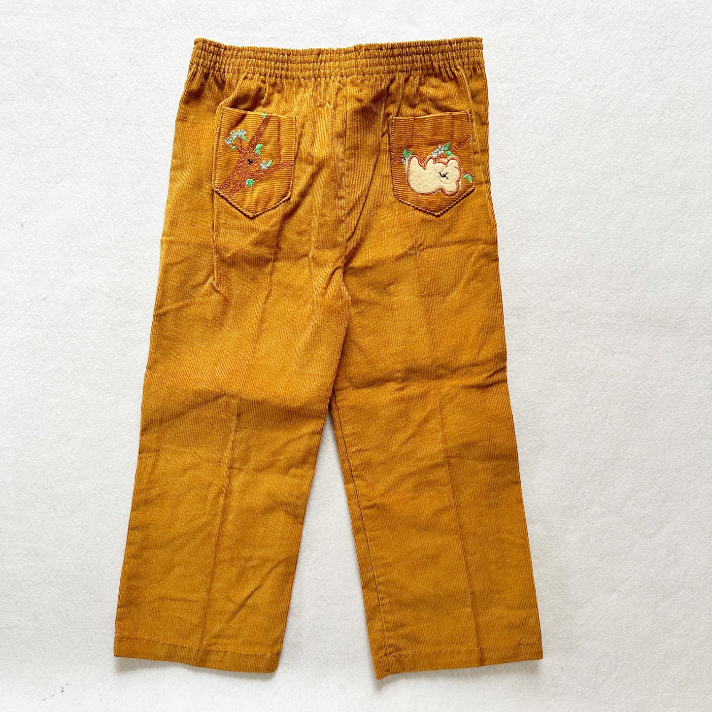 Teenie Genie Koala Pocket Pants - Yellow Clover Vintage Kids Clothes