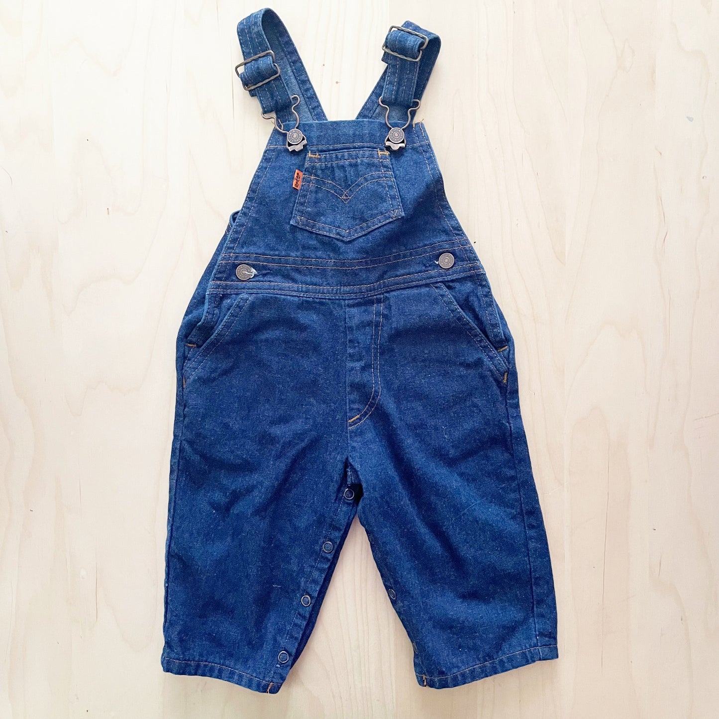 Levi’s Orange Tab Overalls - Yellow Clover Vintage Kids Clothes