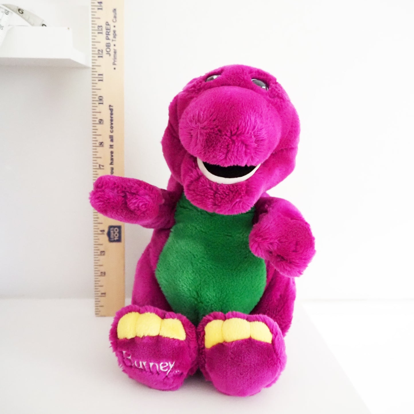 Barney Plush (Medium Size) - Yellow Clover Vintage Kids Clothes