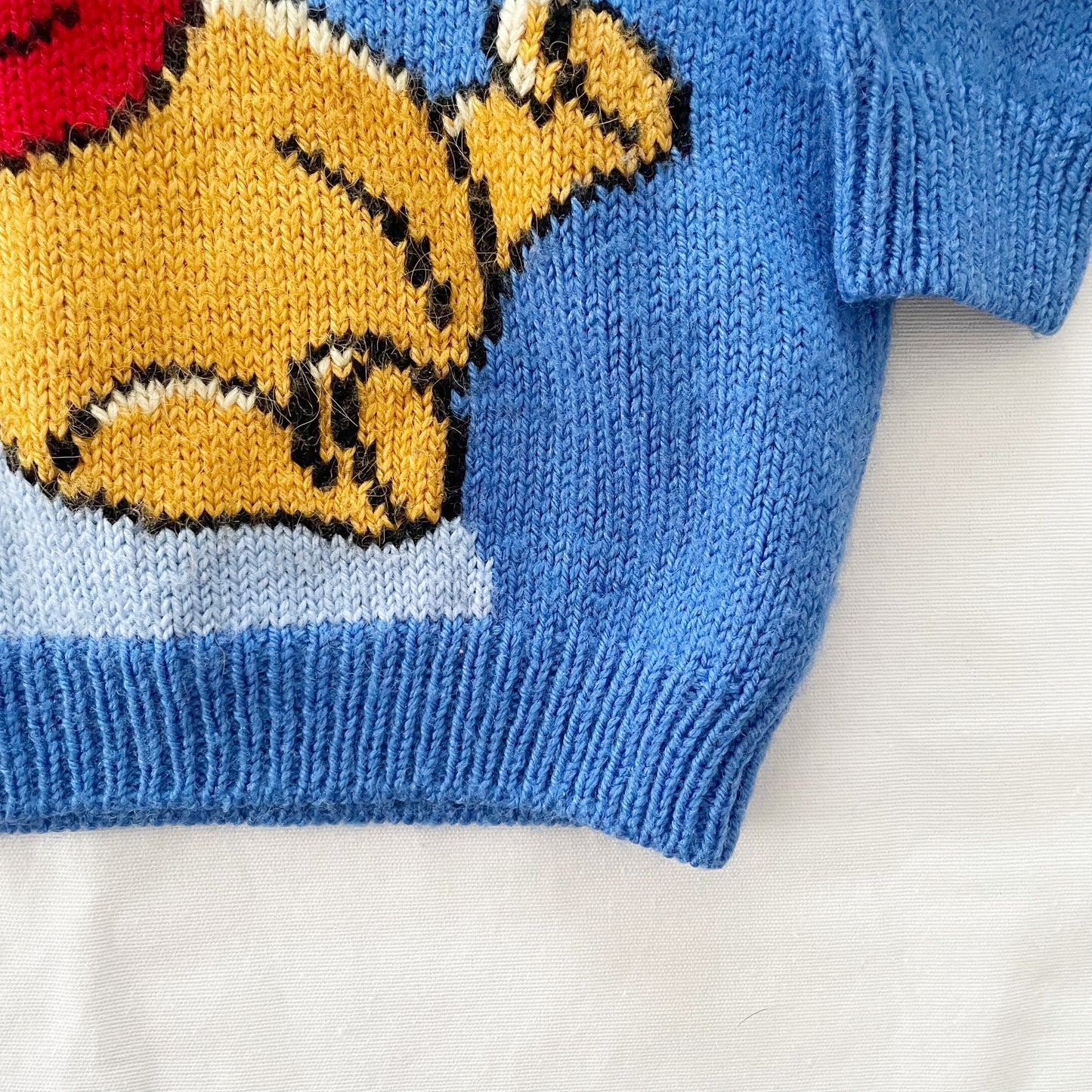 Handknit Winnie the Pooh Sweater • 24m (?)
