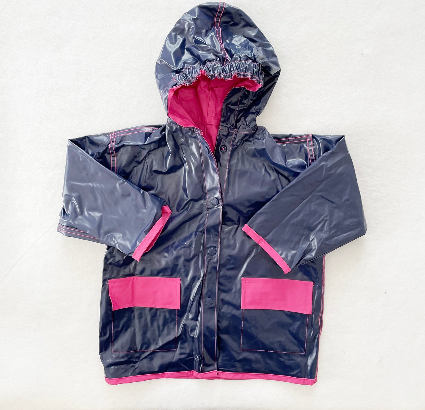 OshKosh Reversible Rain Jacket - Yellow Clover Vintage Kids Clothes