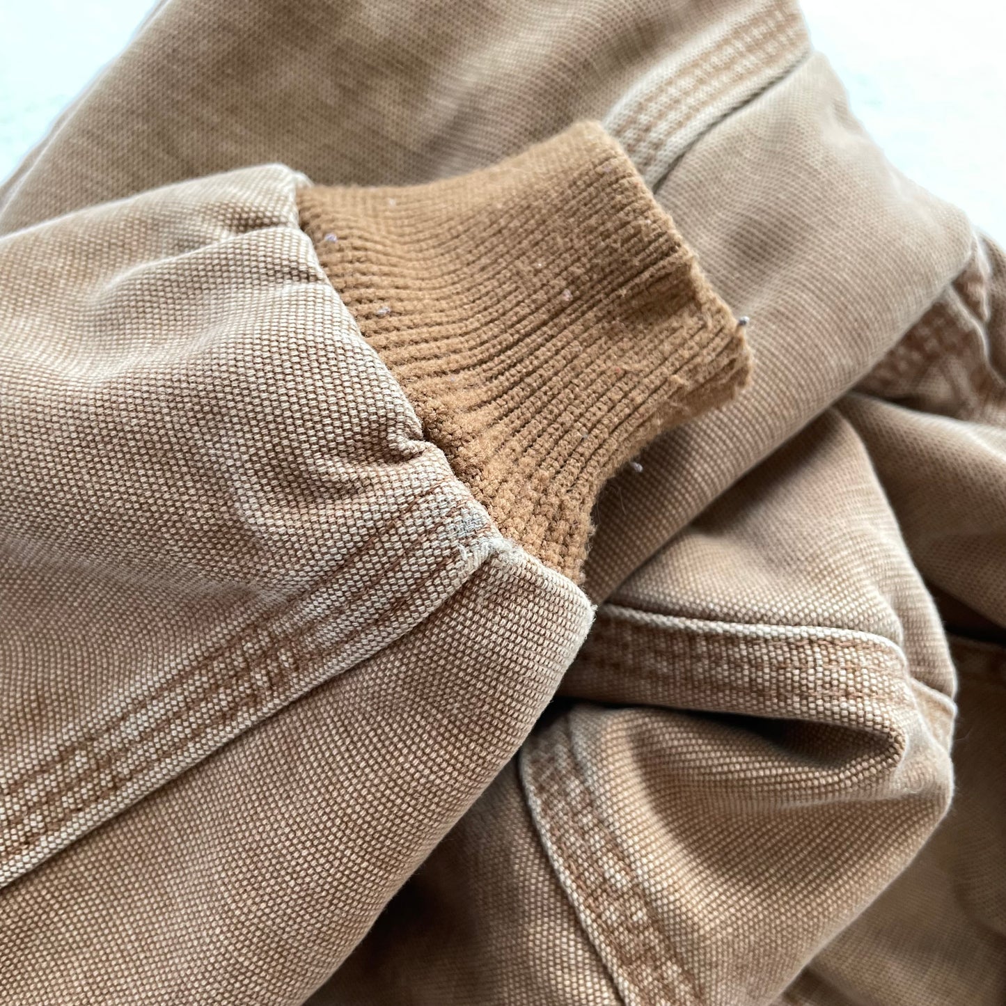 Carhartt Tan Jacket - Yellow Clover Vintage Kids Clothes