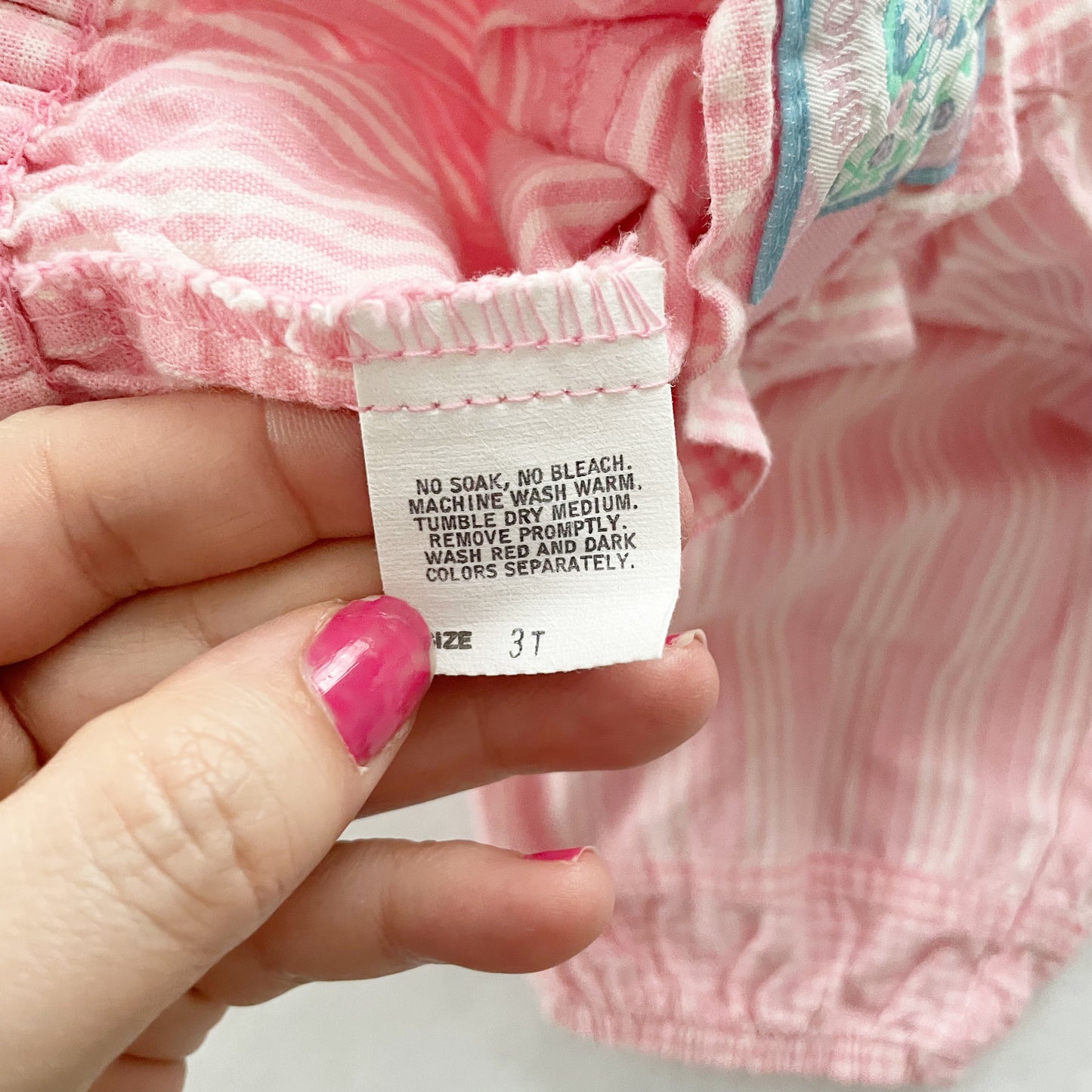 OshKosh Striped Flower Patch Pants