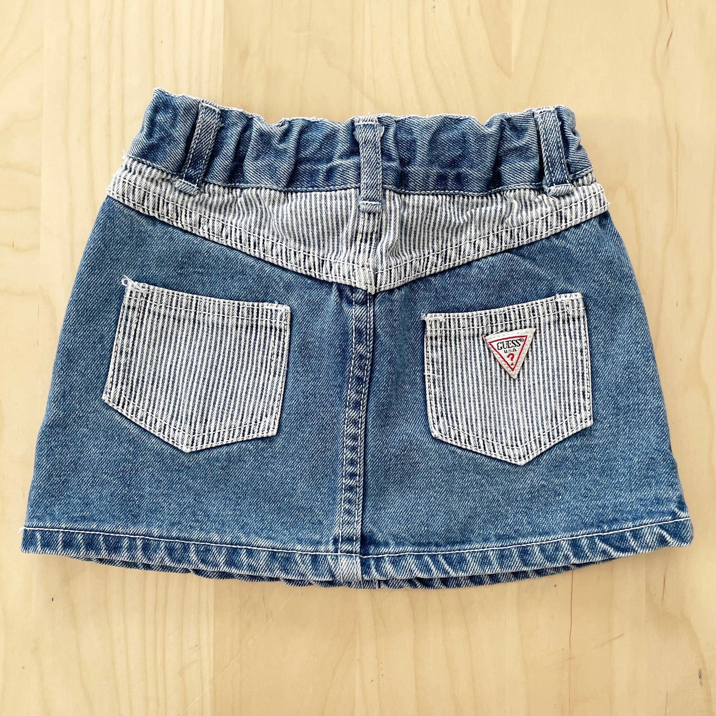 Vintage Guess Denim Mini Skirt - Yellow Clover Vintage Kids Clothes