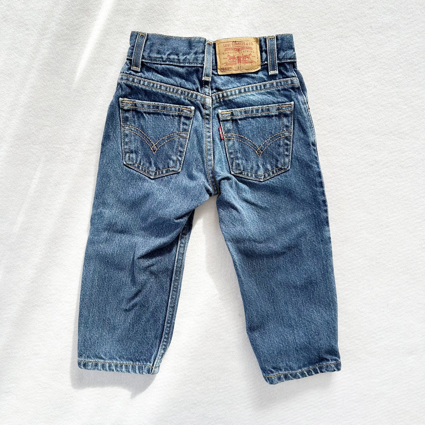 Levi’s 550 Relaxed Fit Jeans - Yellow Clover Vintage Kids Clothes