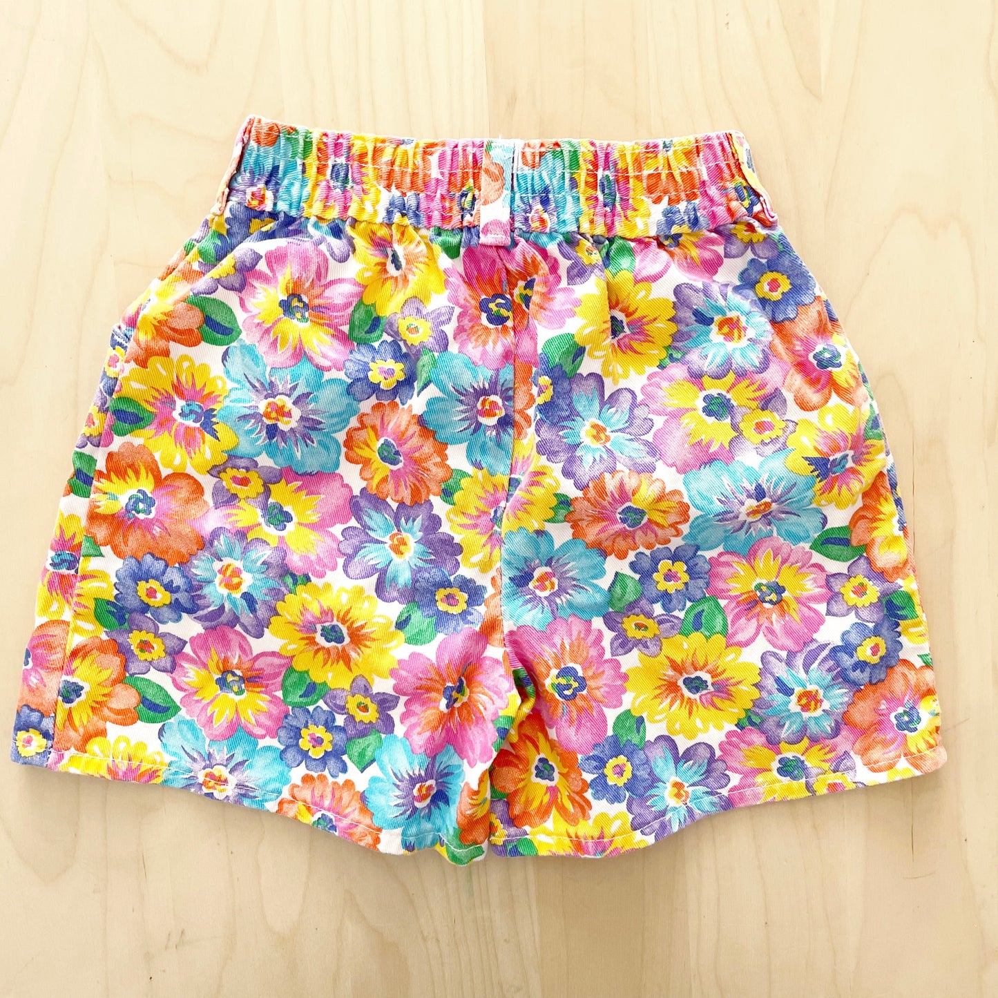 OshKosh Bright Floral Outfit - Yellow Clover Vintage Kids Clothes