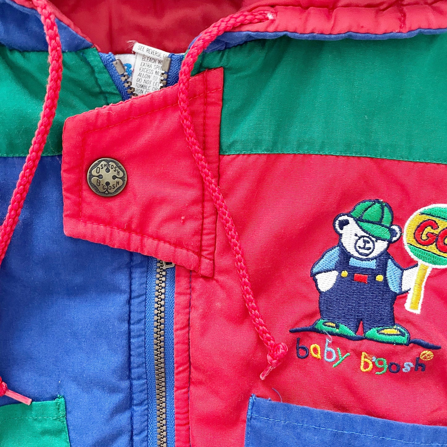Baby B’gosh Colorblock Bear Coat