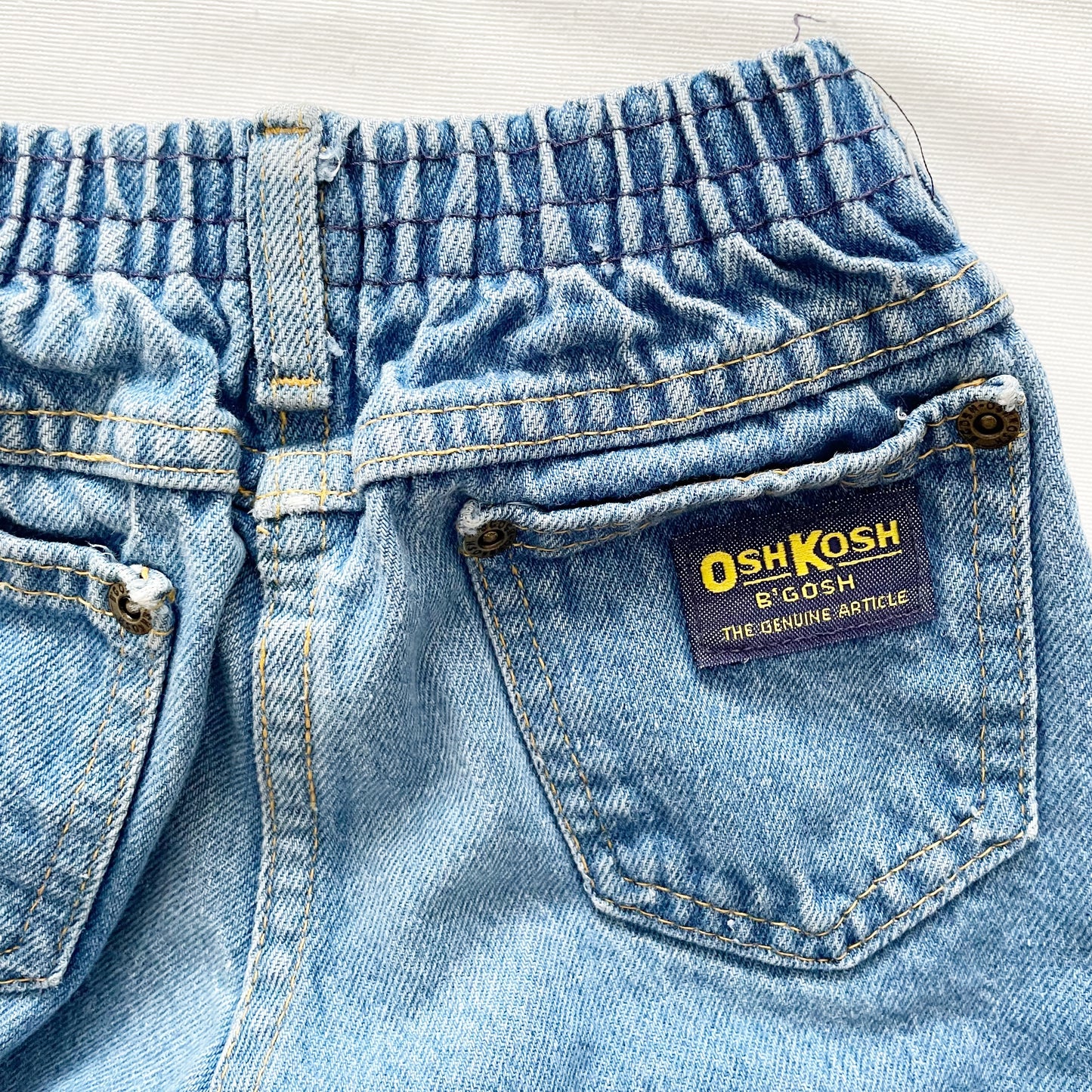 OshKosh Medium-Light Jeans - Yellow Clover Vintage Kids Clothes