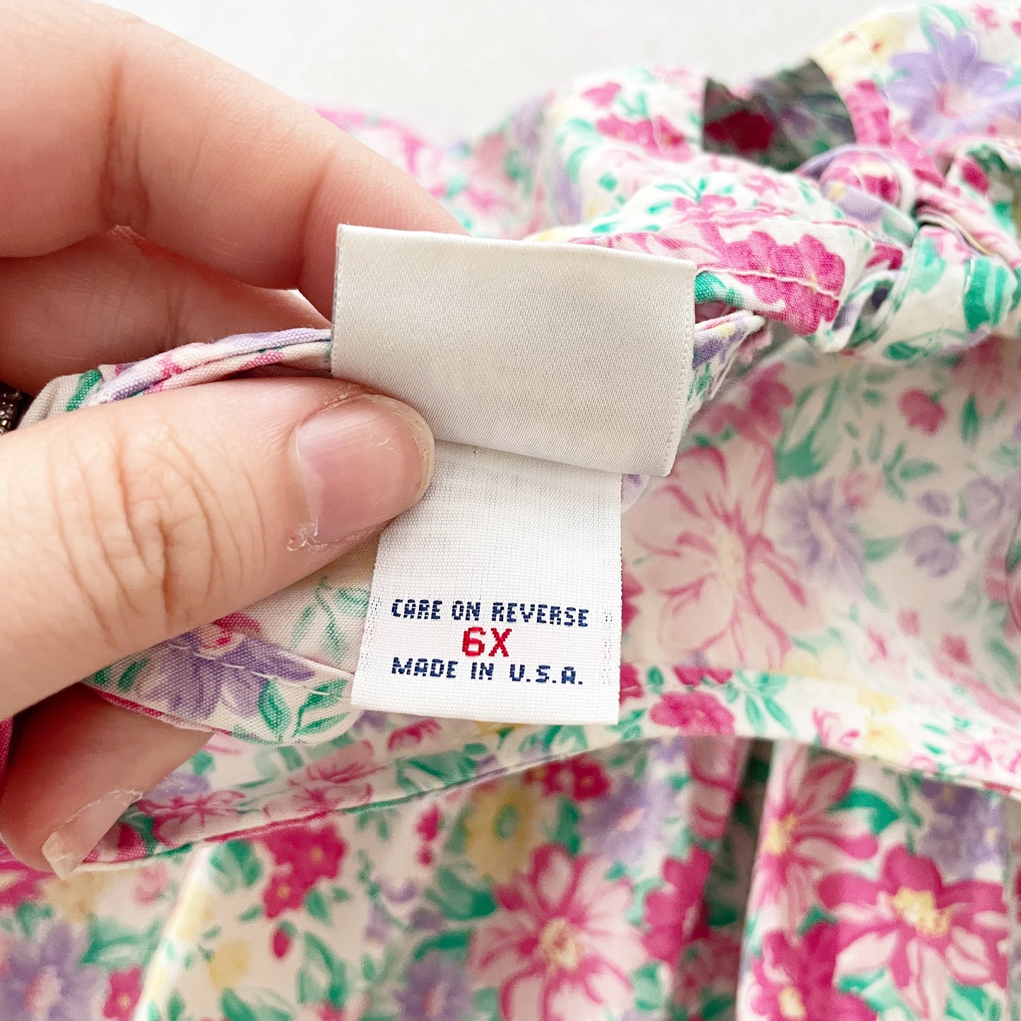 OshKosh Floral Keyhole Dress - Yellow Clover Vintage Kids Clothes