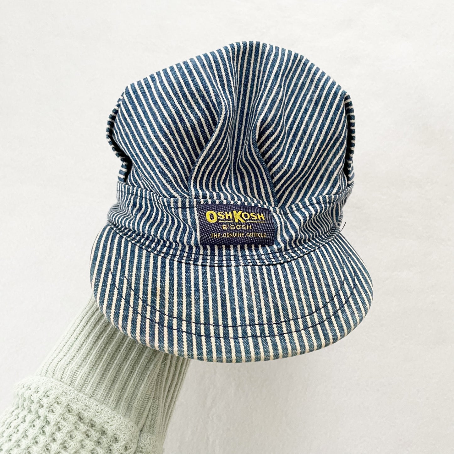 OshKosh Hickory Conductor Hat - Yellow Clover Vintage Kids Clothes