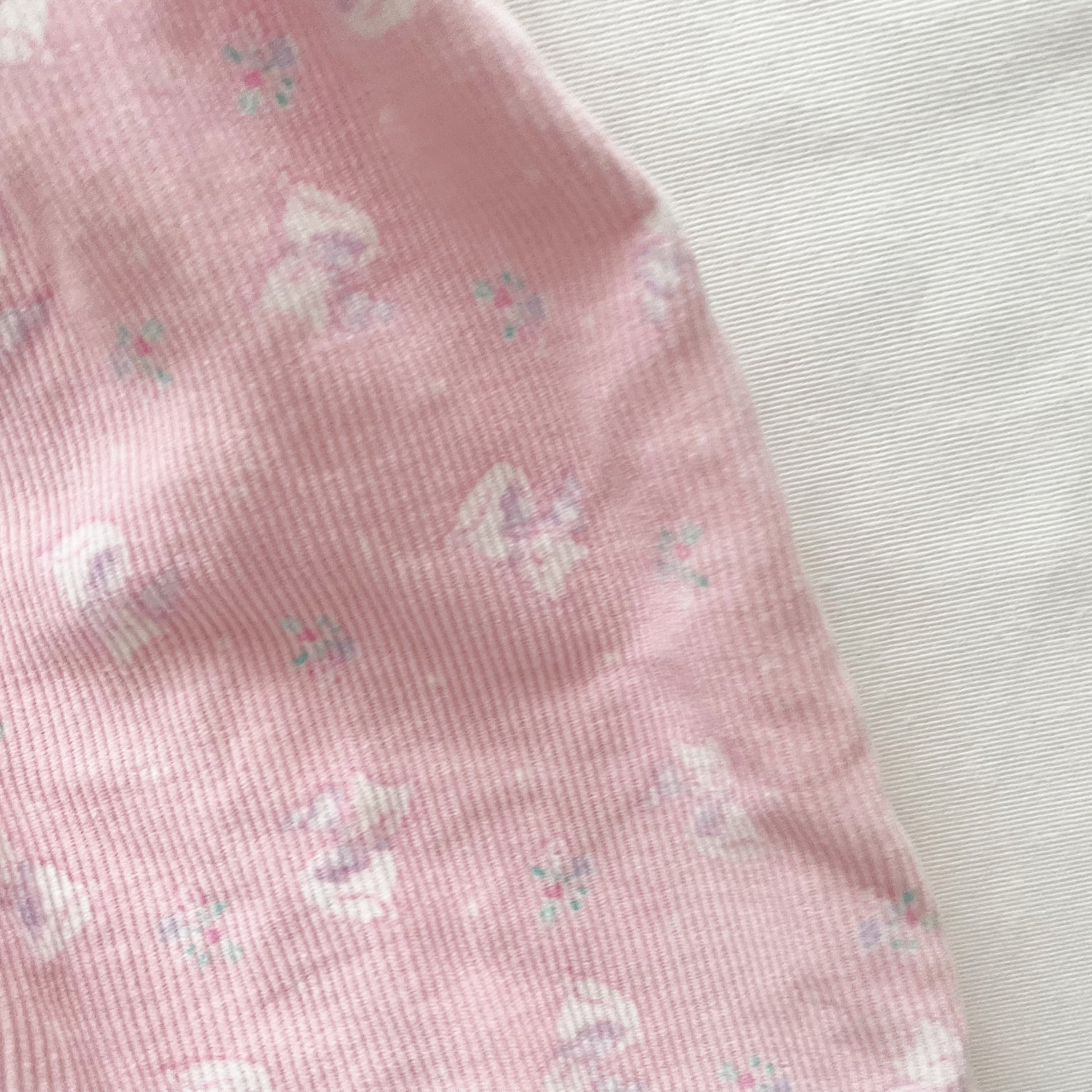 OshKosh Kitty Cat Fine Cord Bow Back Overalls - Yellow Clover Vintage Kids Clothes