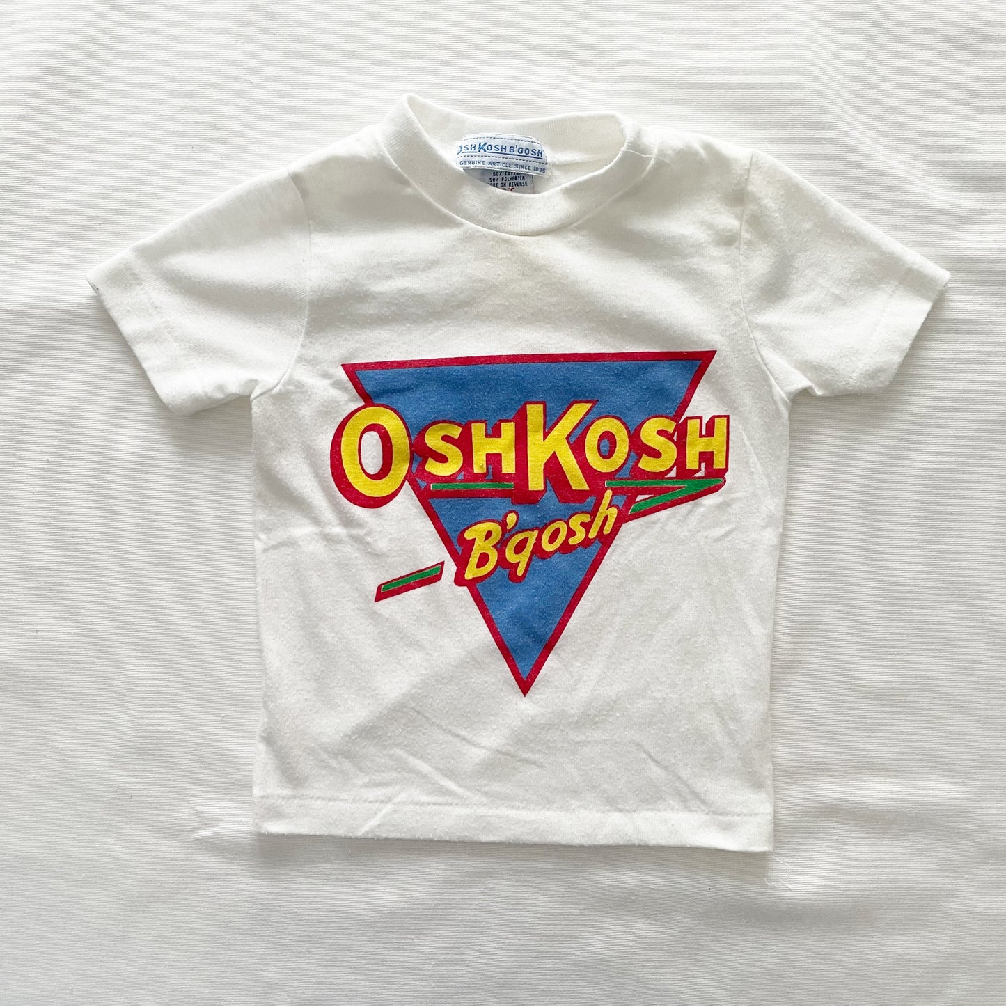 OshKosh Logo Tee - Yellow Clover Vintage Kids Clothes