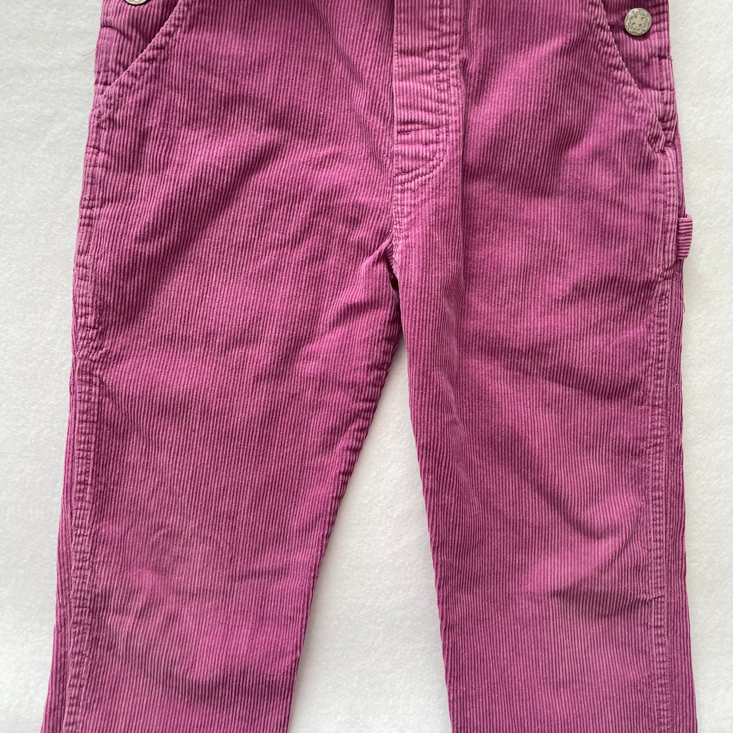 OshKosh Dusty Purple Cord Overalls - Yellow Clover Vintage Kids Clothes