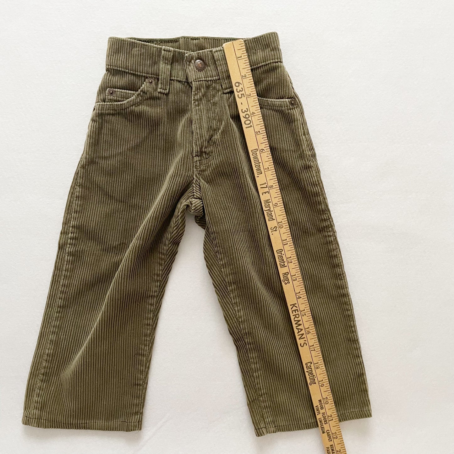 Levi’s Moss Green Chunky Cords