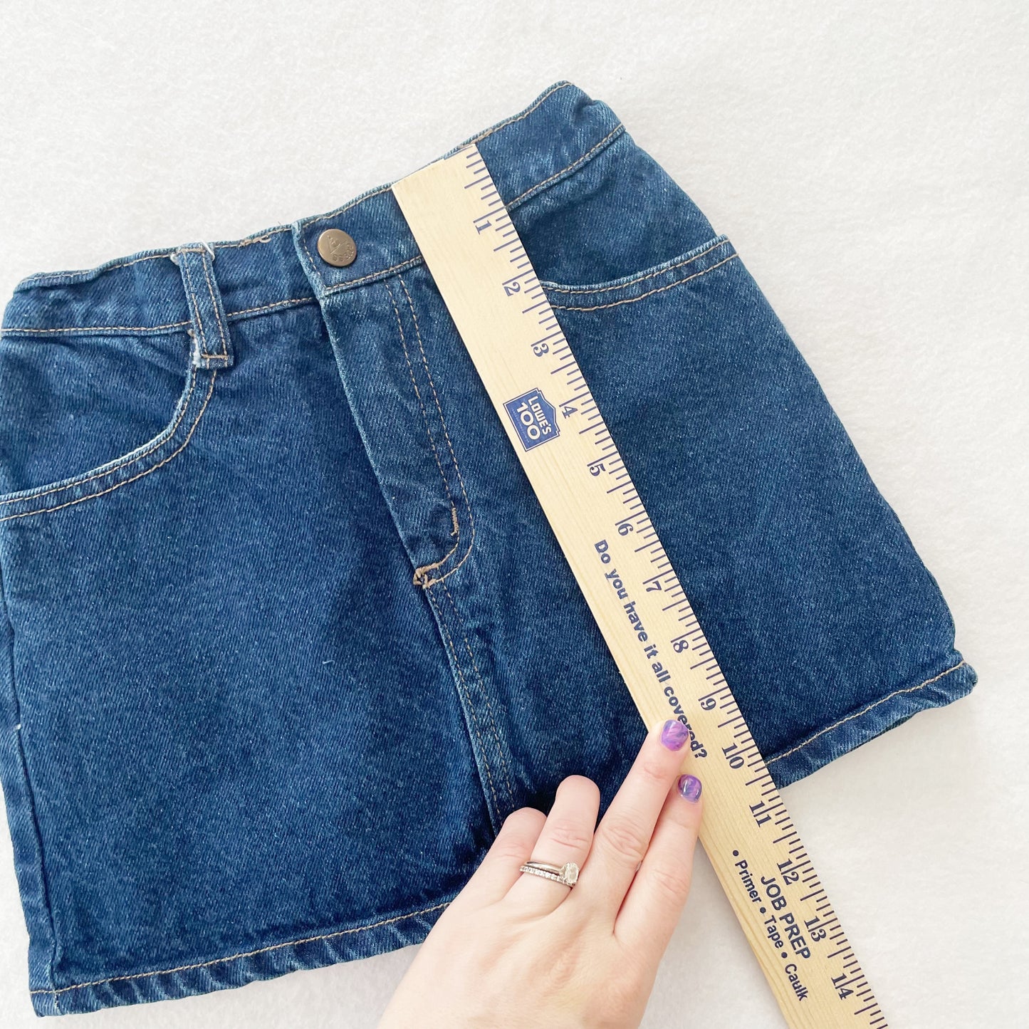 Guess Dark Wash Denim Skirt • 5y - Yellow Clover Vintage Kids Clothes