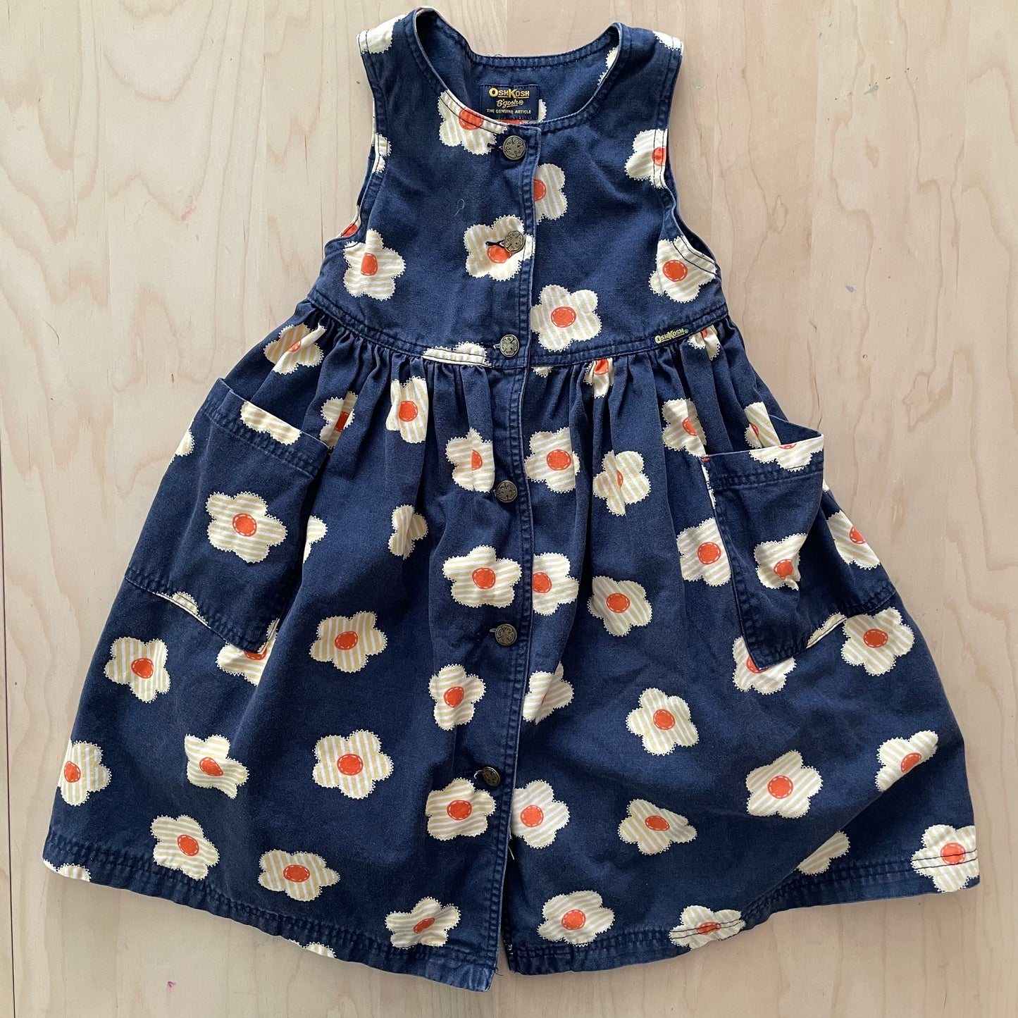 OshKosh Yellow Flower Print Dress