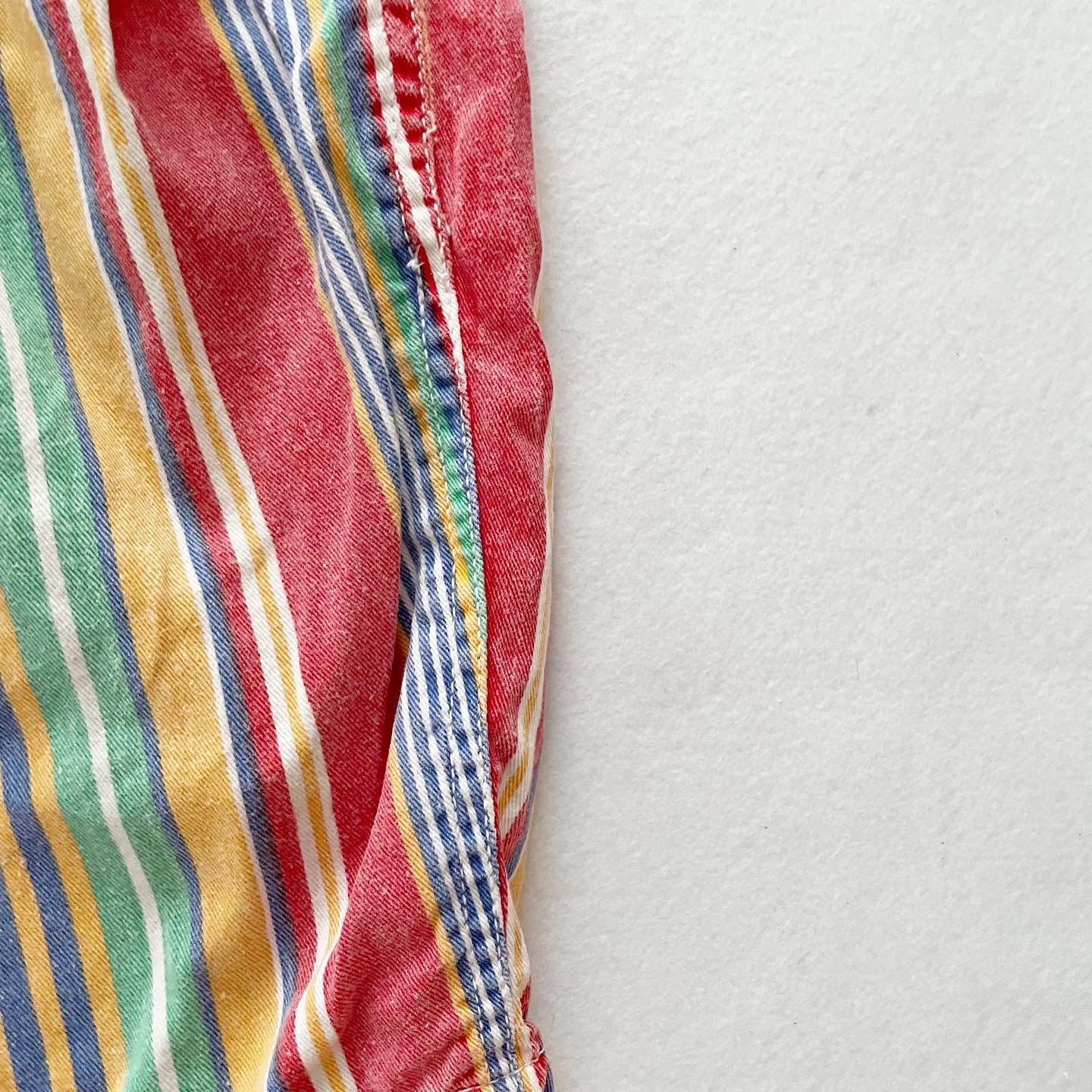 Striped Lightweight Overalls