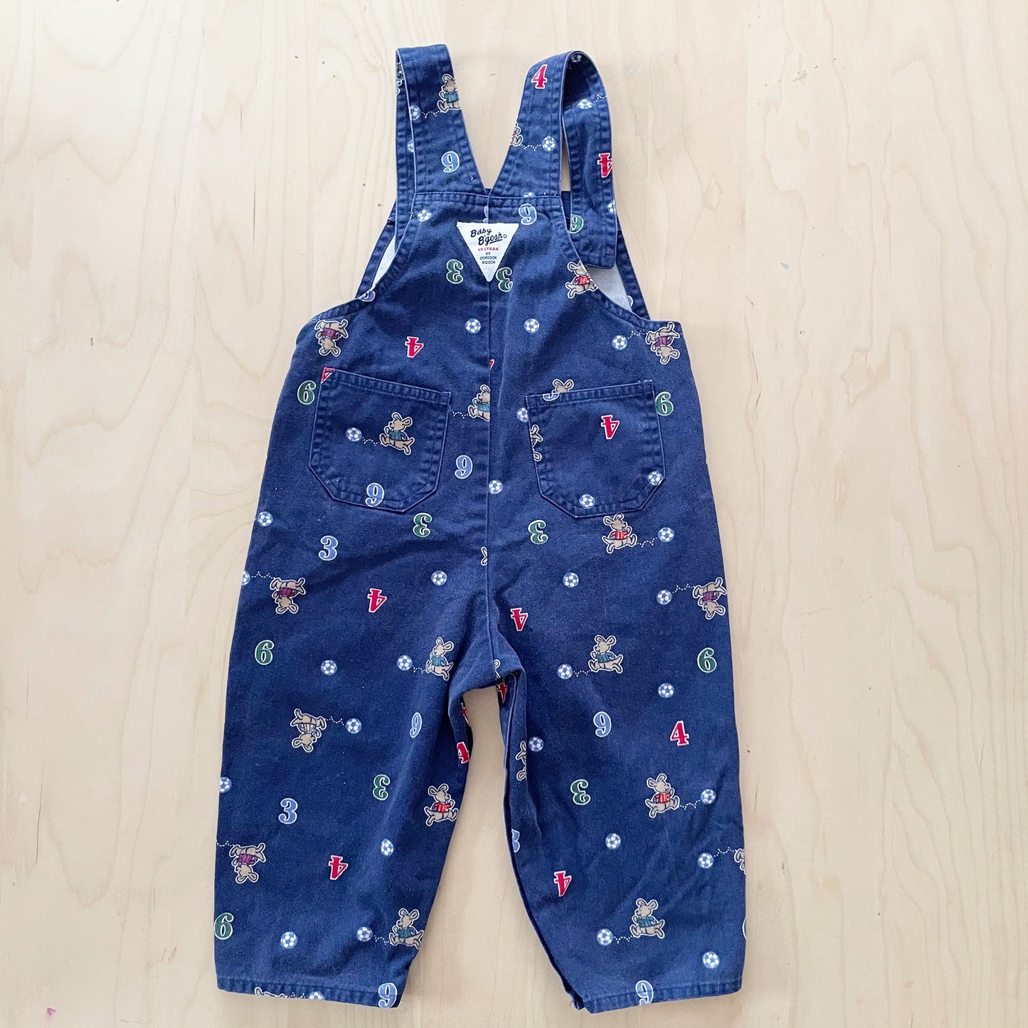 Vintage Baby B’gosh Kangaroo Soccer Overalls