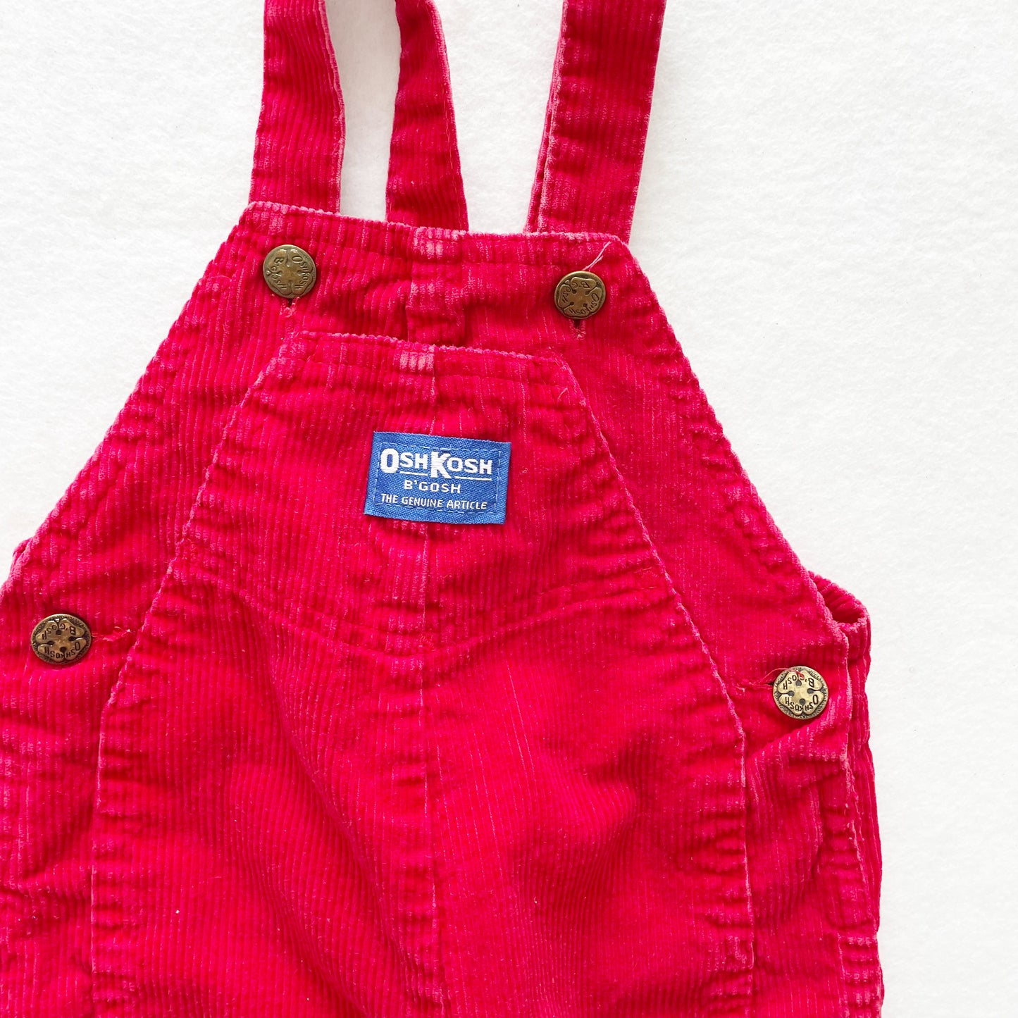 OshKosh Red Cord Jogger Overalls