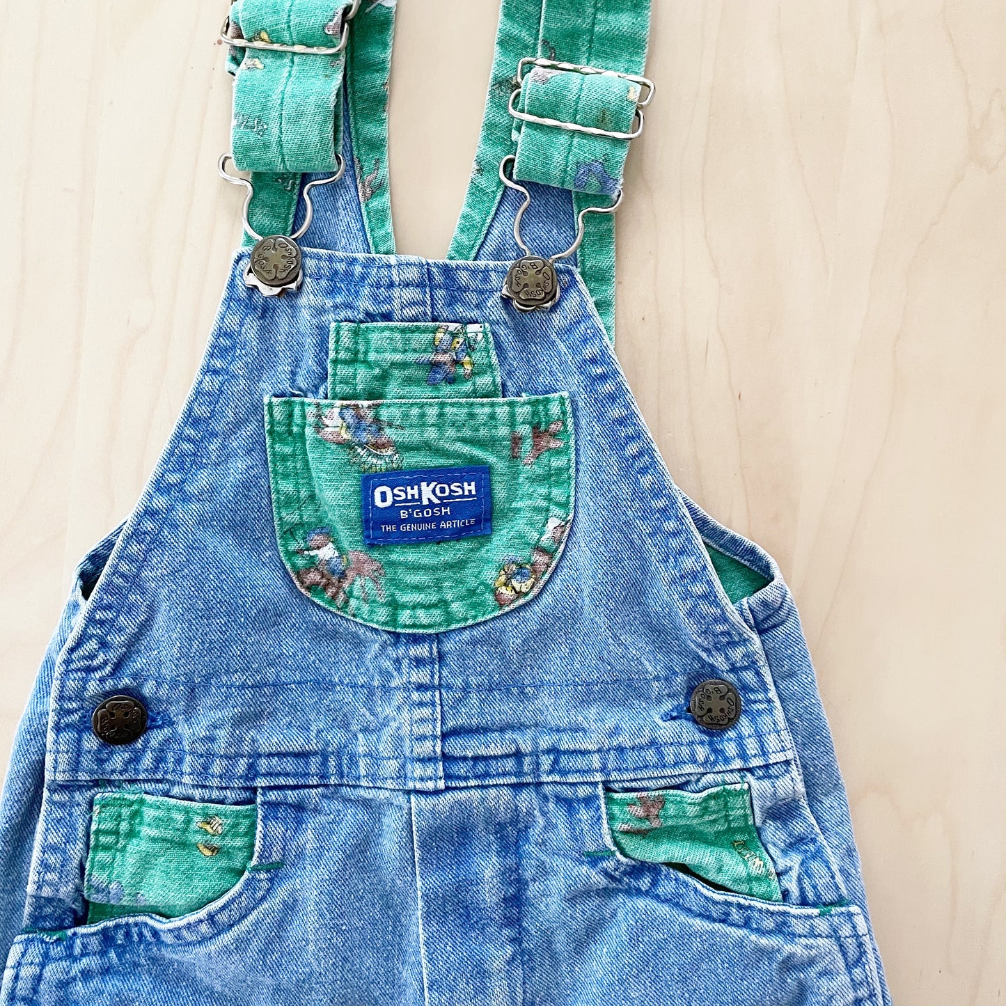 OshKosh Blue Wash Cowboy Detail Overalls
