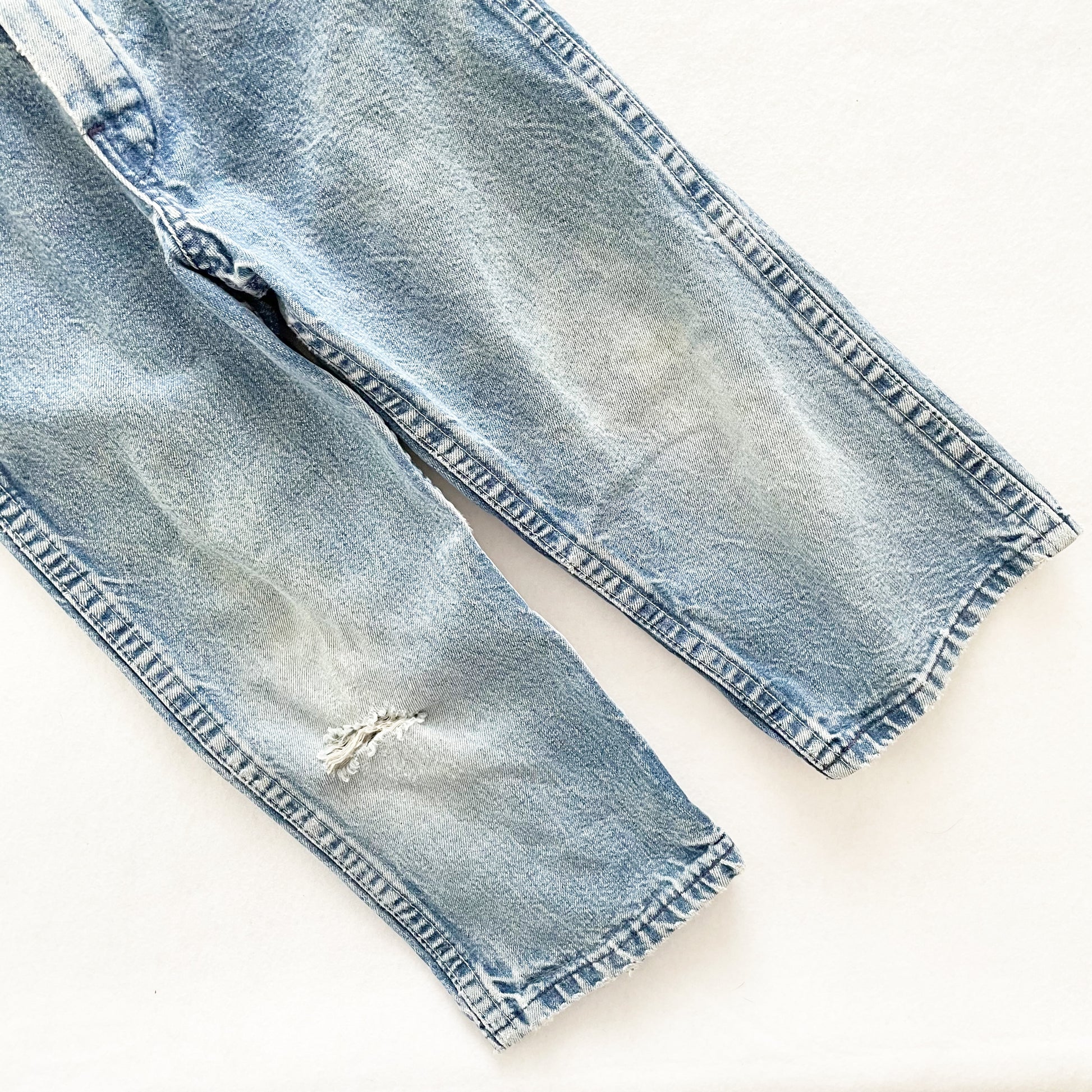 OshKosh Denim Overalls - Yellow Clover Vintage Kids Clothes